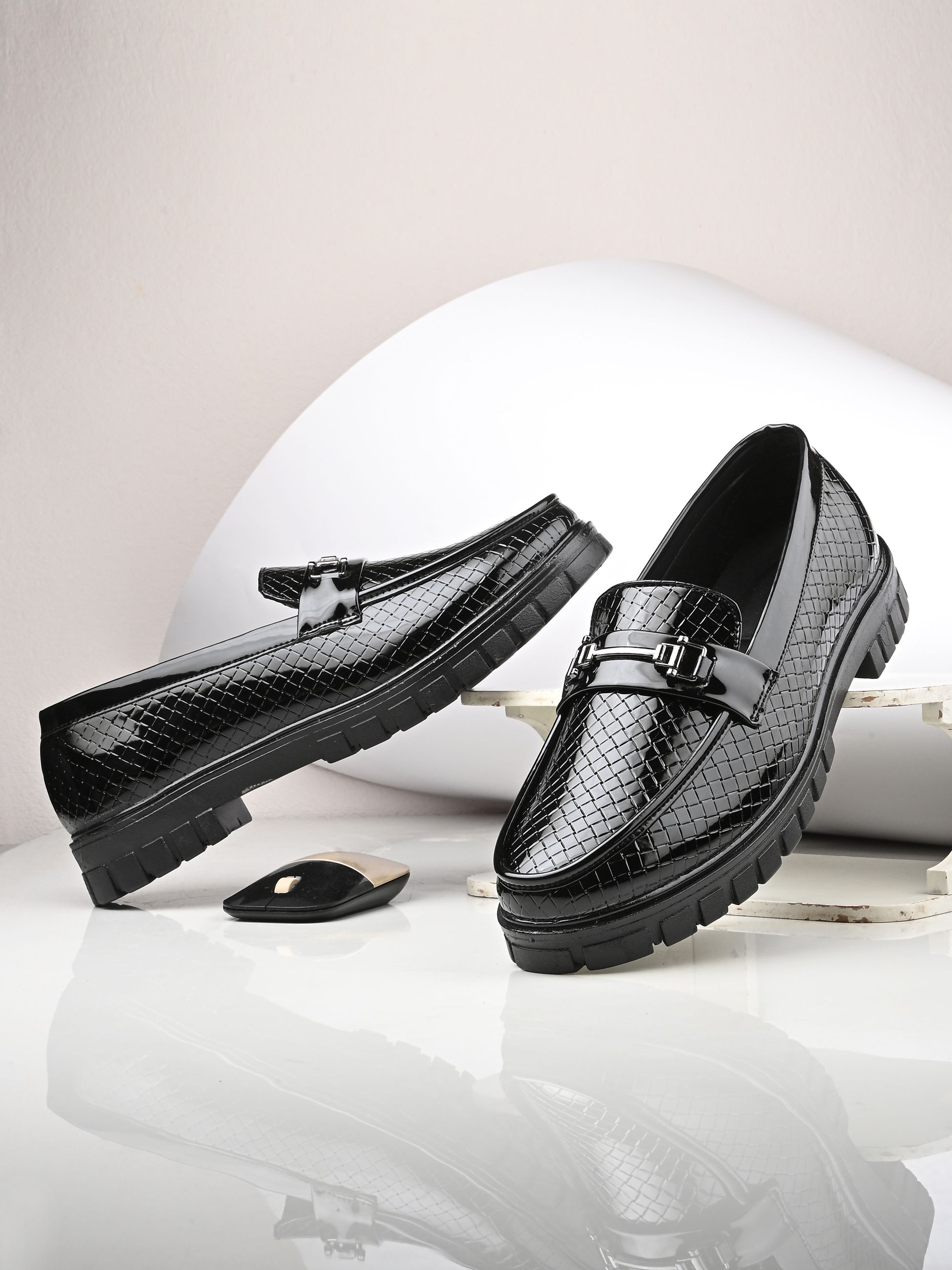 Kastava KS-105S Casual Synthetic Slip-On Loafers For Men-picture-7