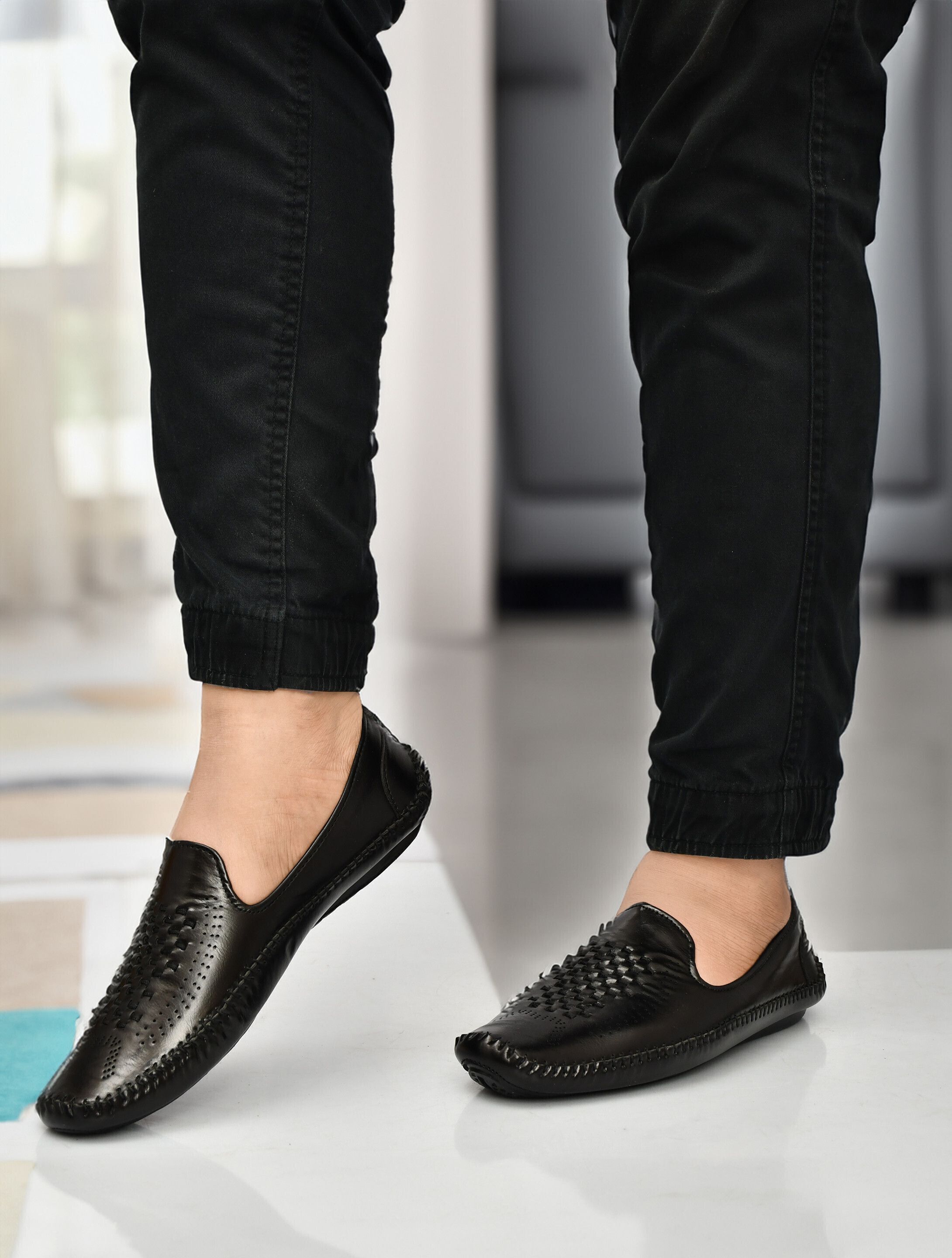 provogue Men’s Synthetic Leather Loafers | Lightweight AirMix Casual Shoes Loafers For Men-picture-12