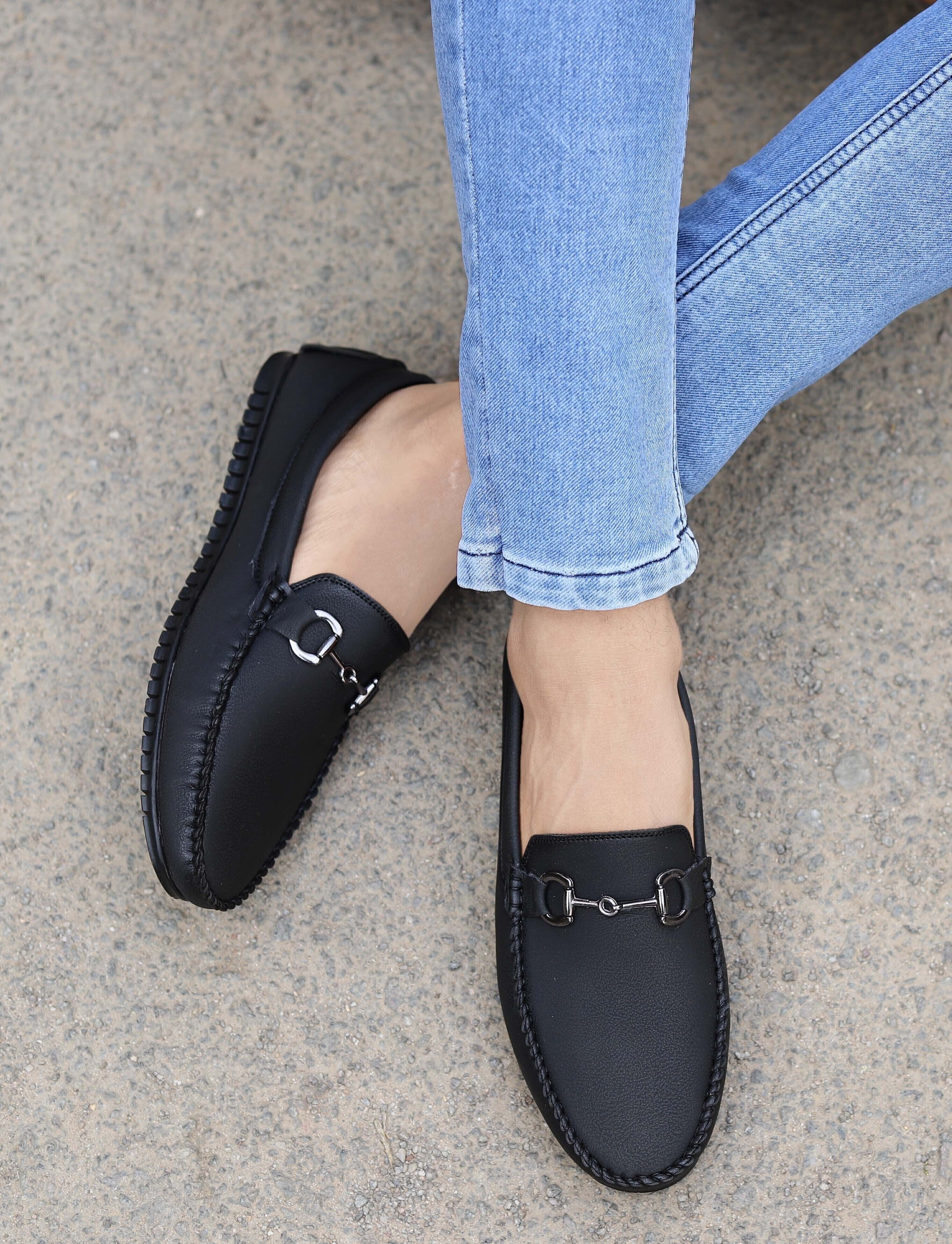 JACTOOZ New stylish & Comfortable Primium Loafers For Men (Black) Loafers For Men