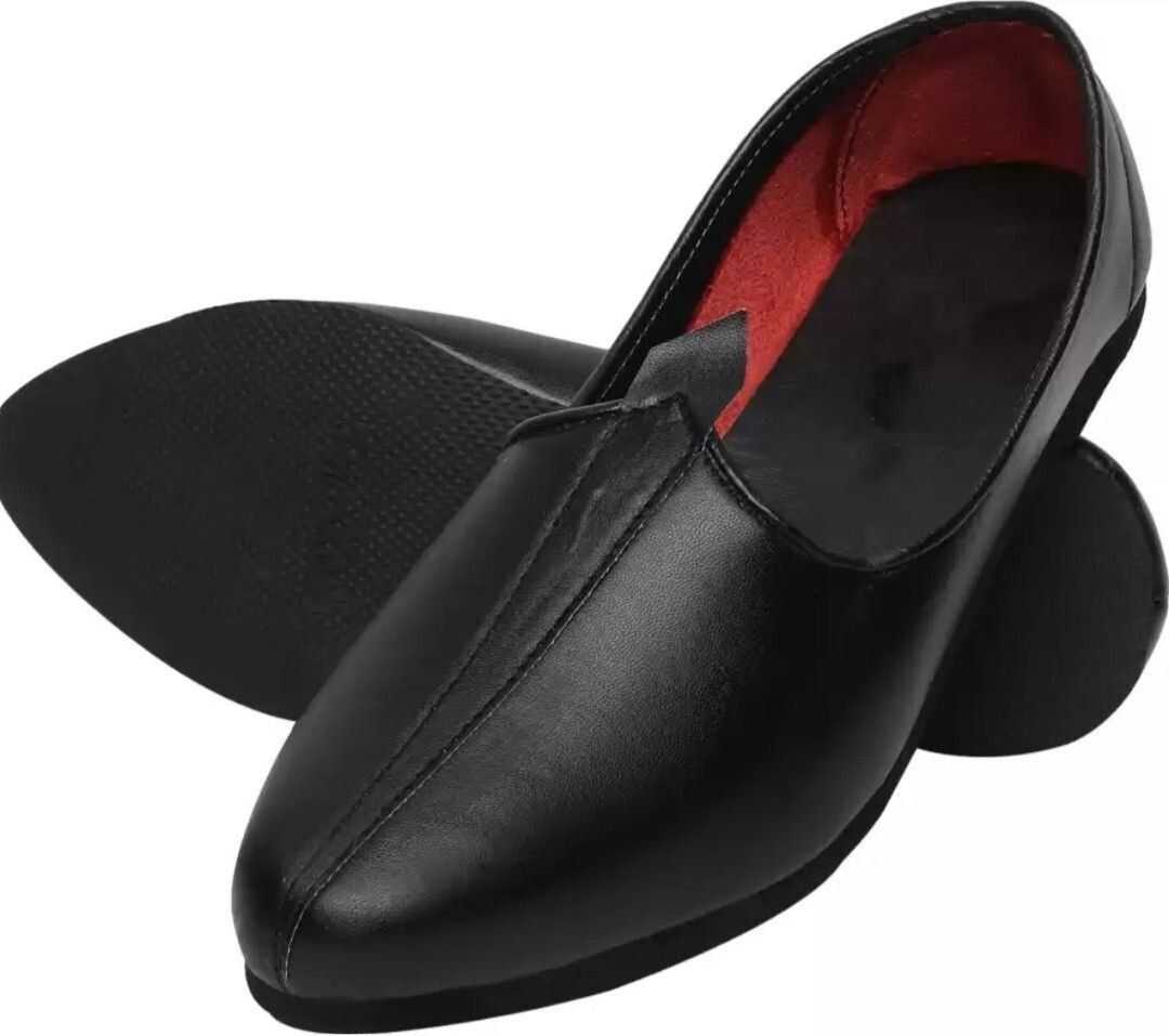 ekaaya Men's Jalsa Jutti,Jutis For Men BLACK Slip On For Men-picture-33
