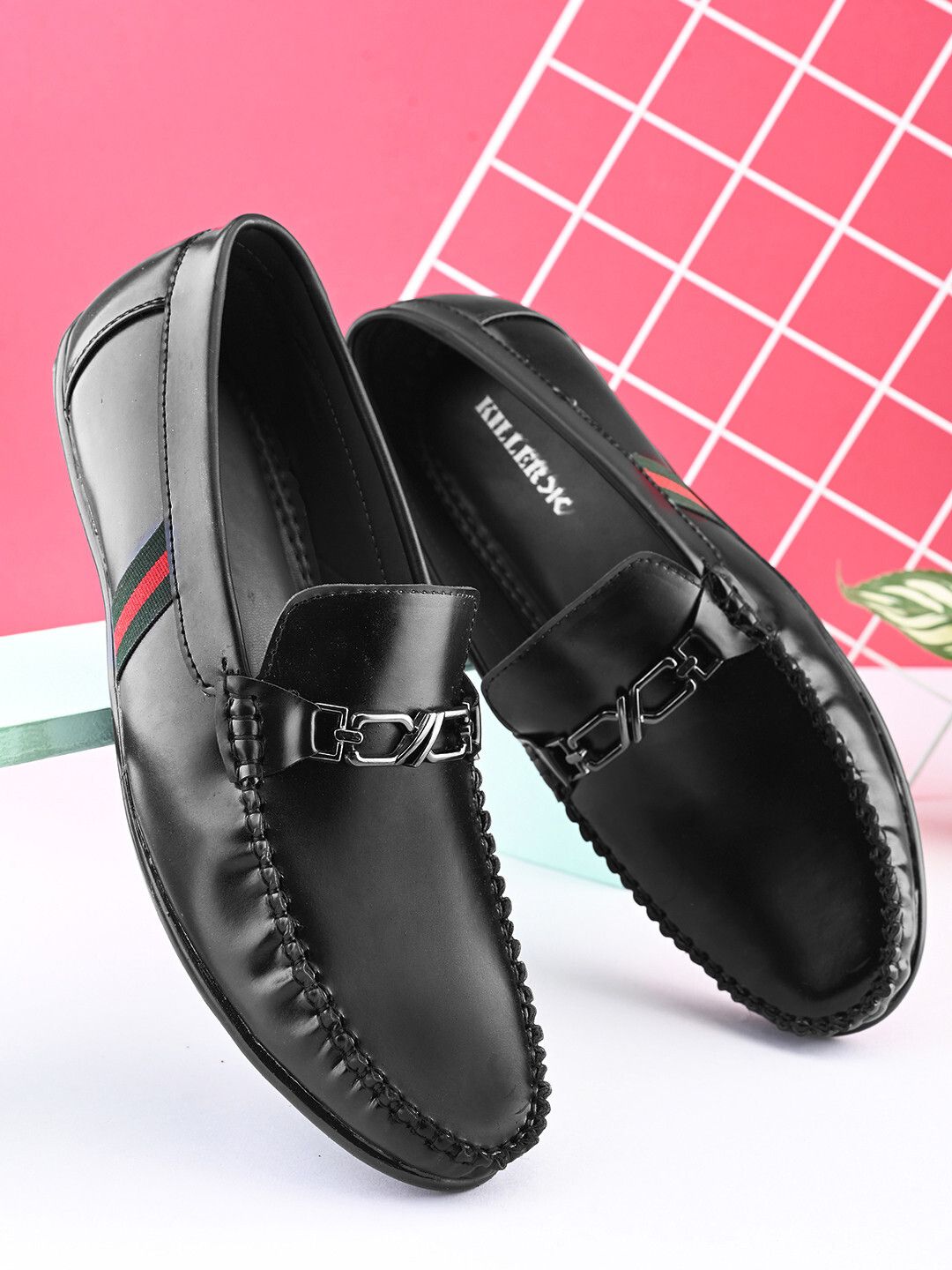 killer Men's SS25 3096 Black Loafers Loafers For Men-picture-34
