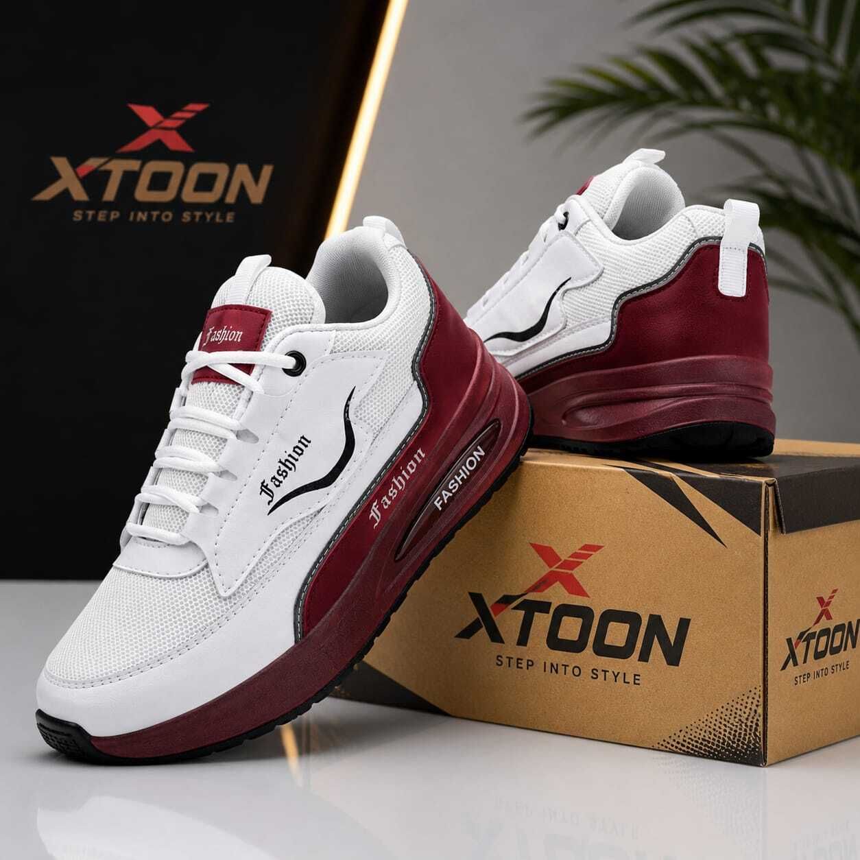 xtoon Men Air Capsule Fashion Sneakers | Lightweight Mesh Casual Sports Shoes Sneakers For Men-picture-23