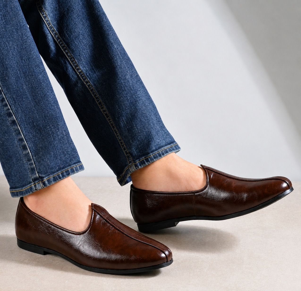r rj trends Stylish Jalsa Mojari Loafers | Modern Twist Traditional Men's Jutti Loafers For Men-picture-21