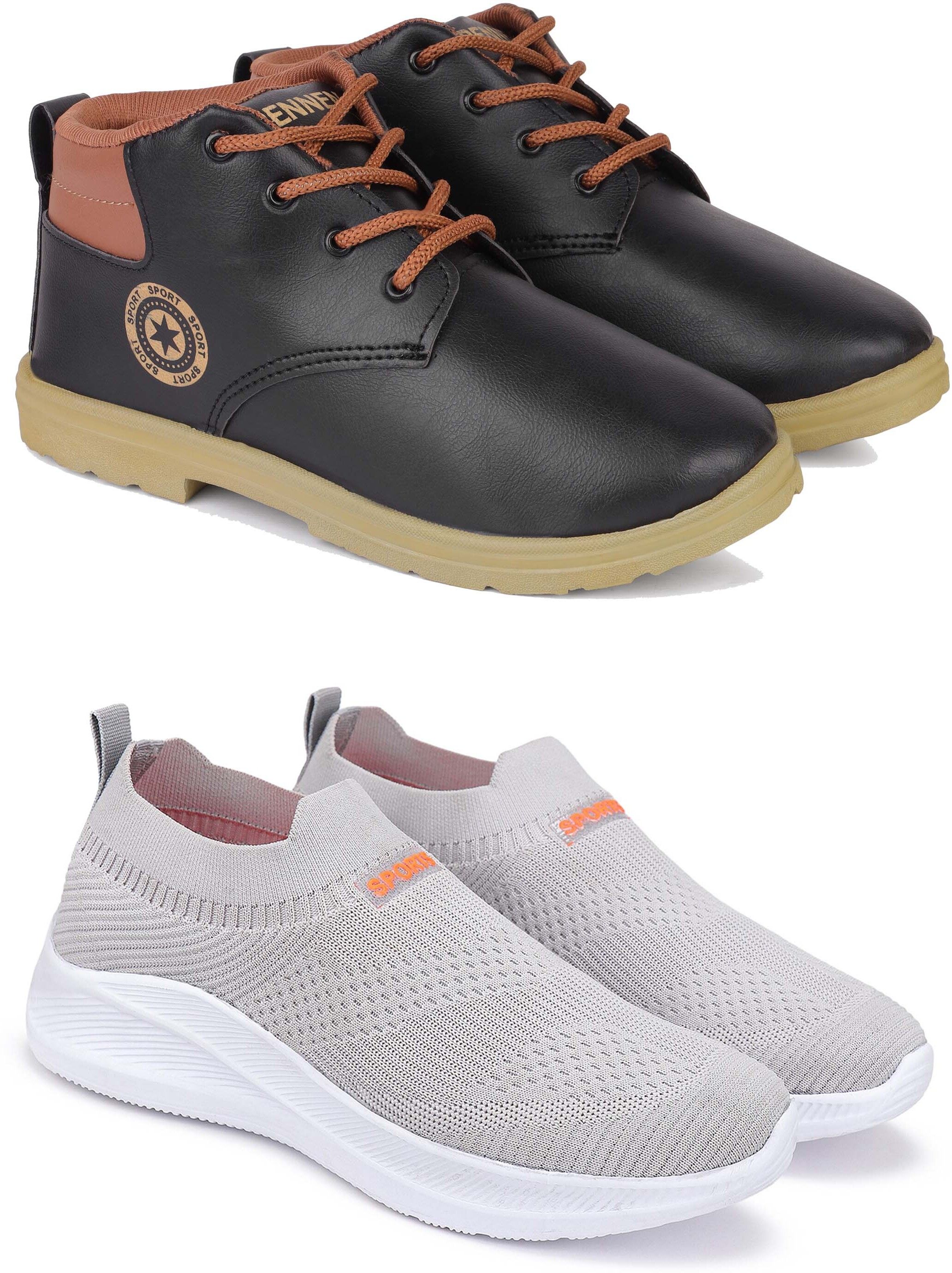 pennen Men’s Stylish Shoes | Lace-Up Casual Shoes for Men | Durable Sole | Daily Wear. Boots For Men-picture-14