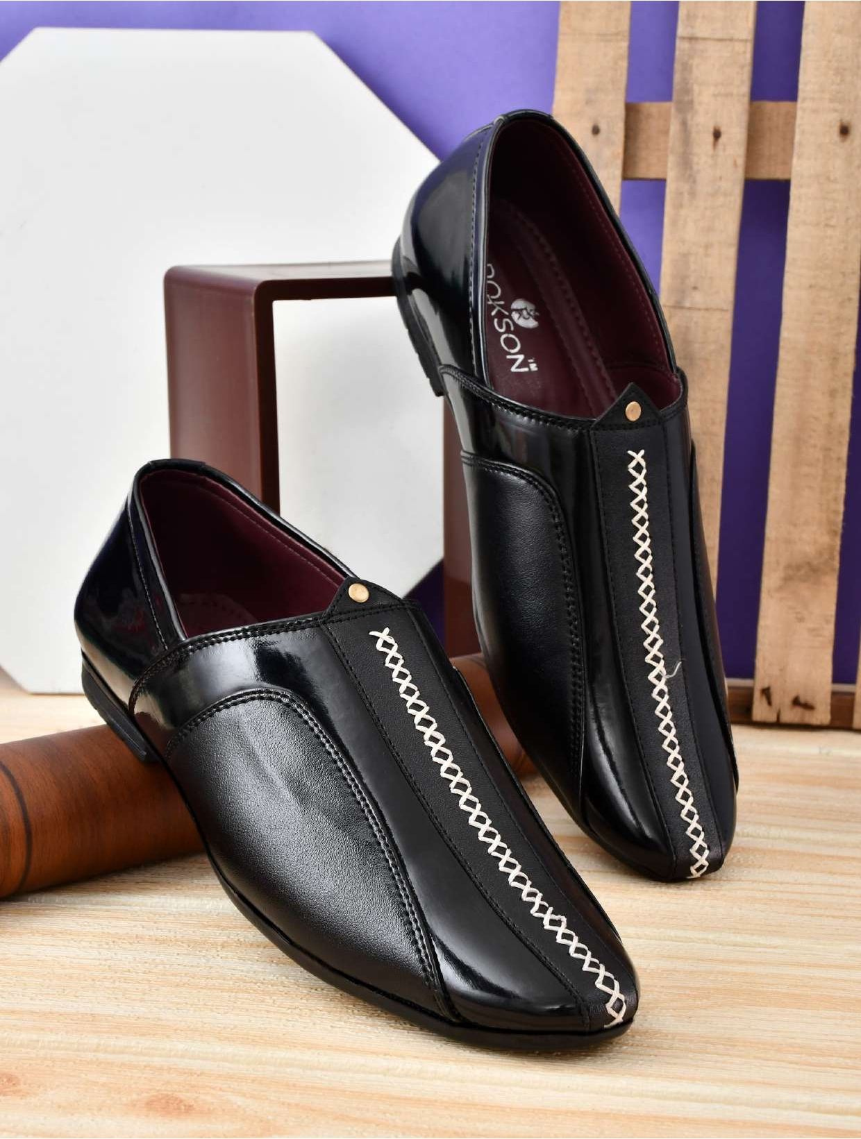 rokson Ethnic Slip-On Mojaris For Mens Loafers For Men-picture-20