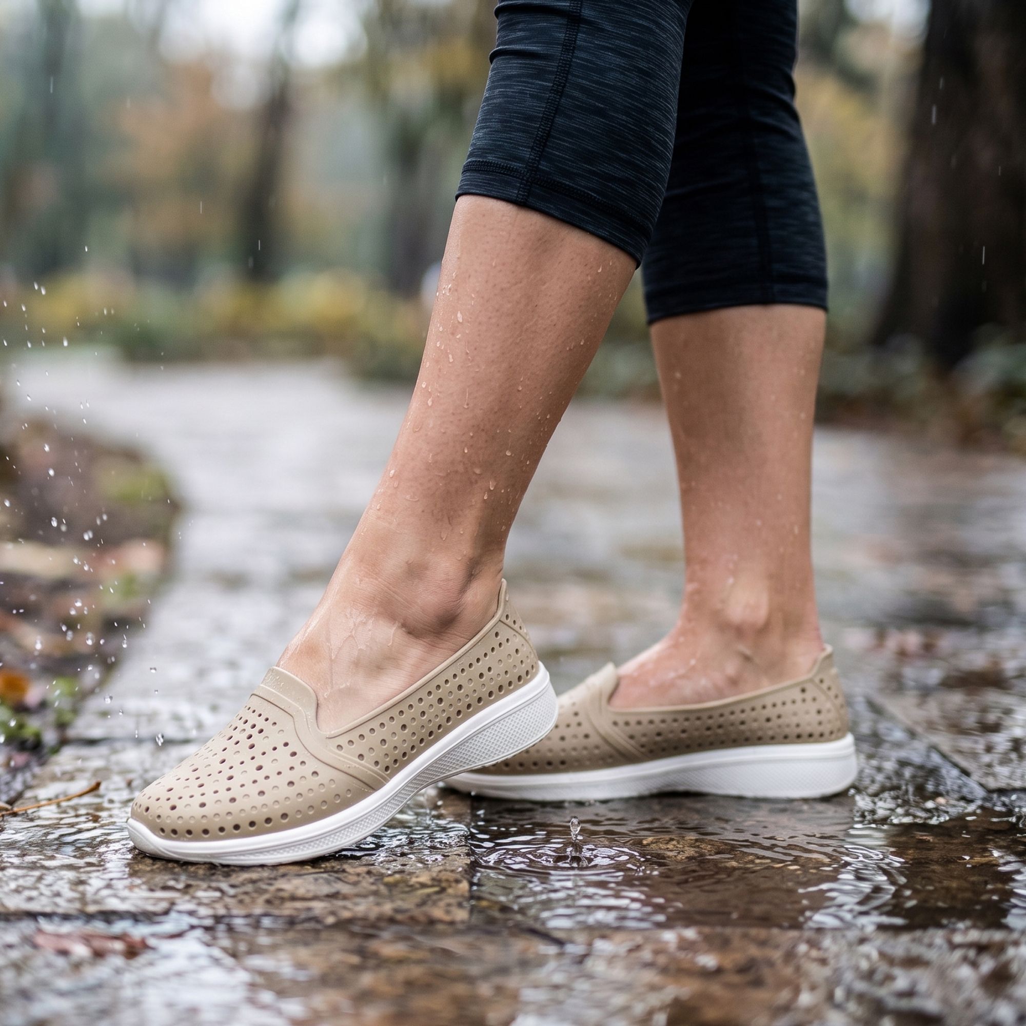 Ajanta Women Waterproof Belly Shoes | Ladies Rainy Wear Casual Slip On Bellies For Women-image-16
