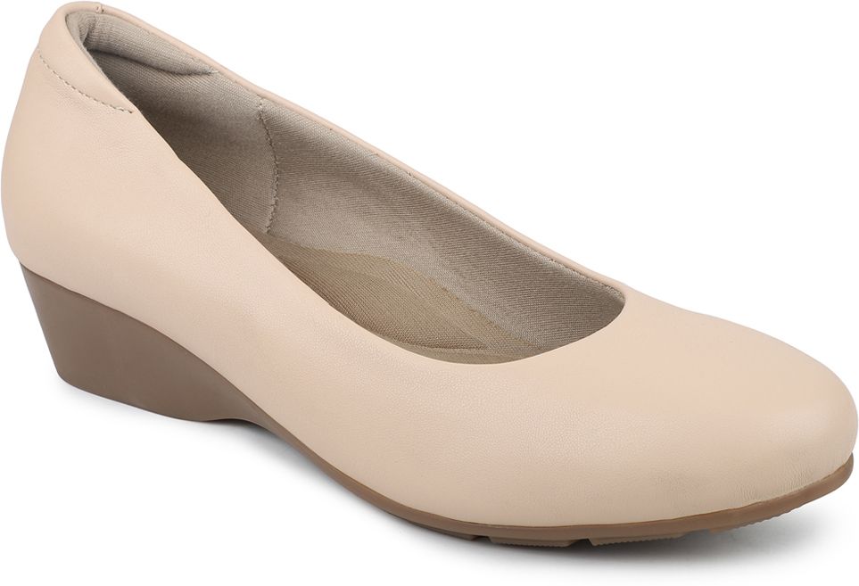 Formal Solid Round Toe Ballet Flat Shoes Corporate Casuals For Women-image-6