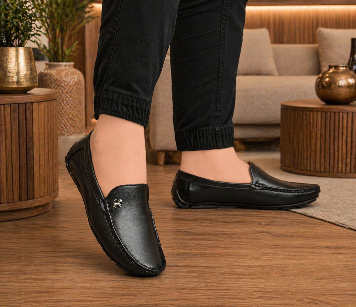 kuiq Geniune Synthetic Leather Trendy,Lightweight,Outdoor,Stylish,Partwear Loafers For Men-picture-27