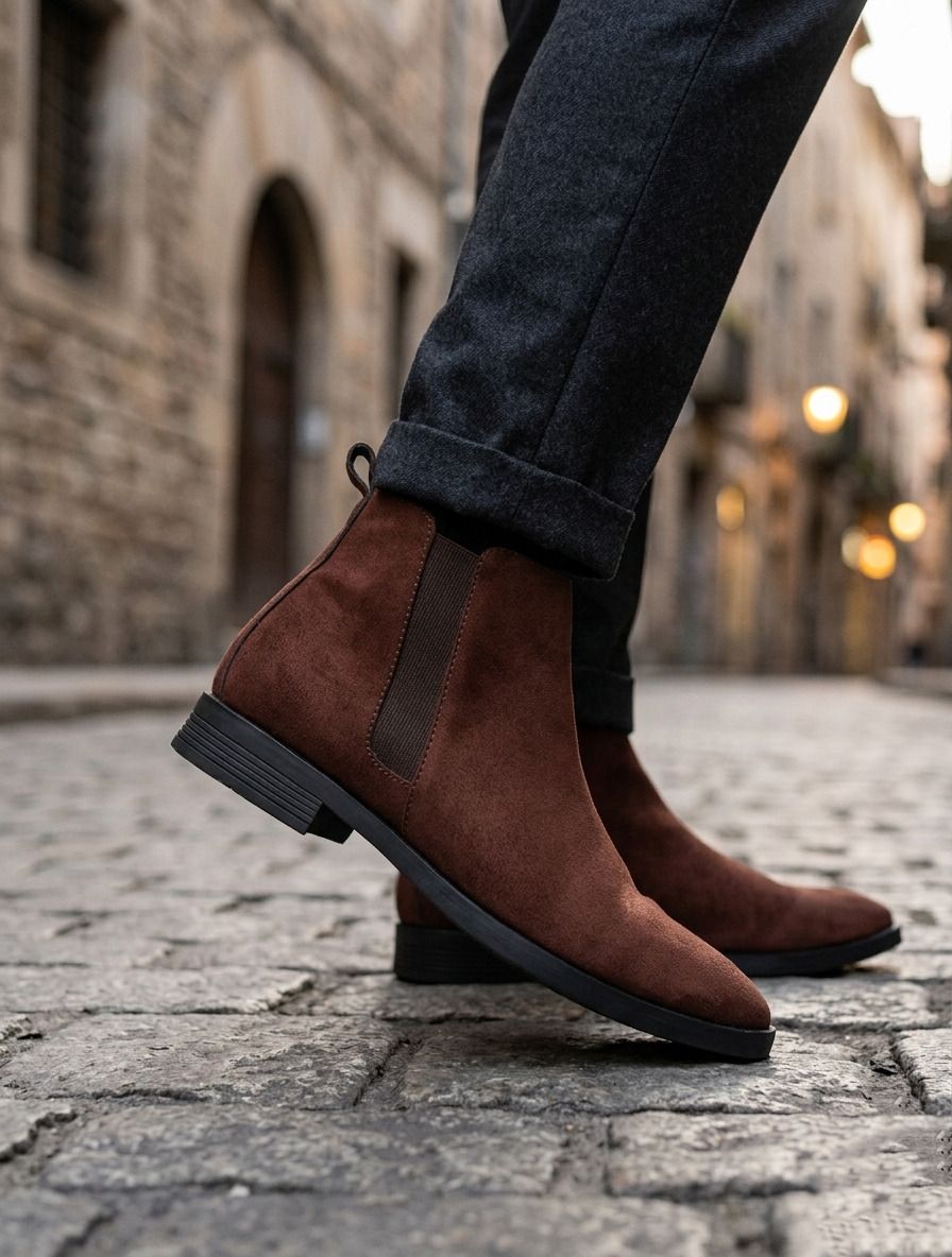 tann & trail Suede Chelsea Boots for Men Boots For Men-picture-24