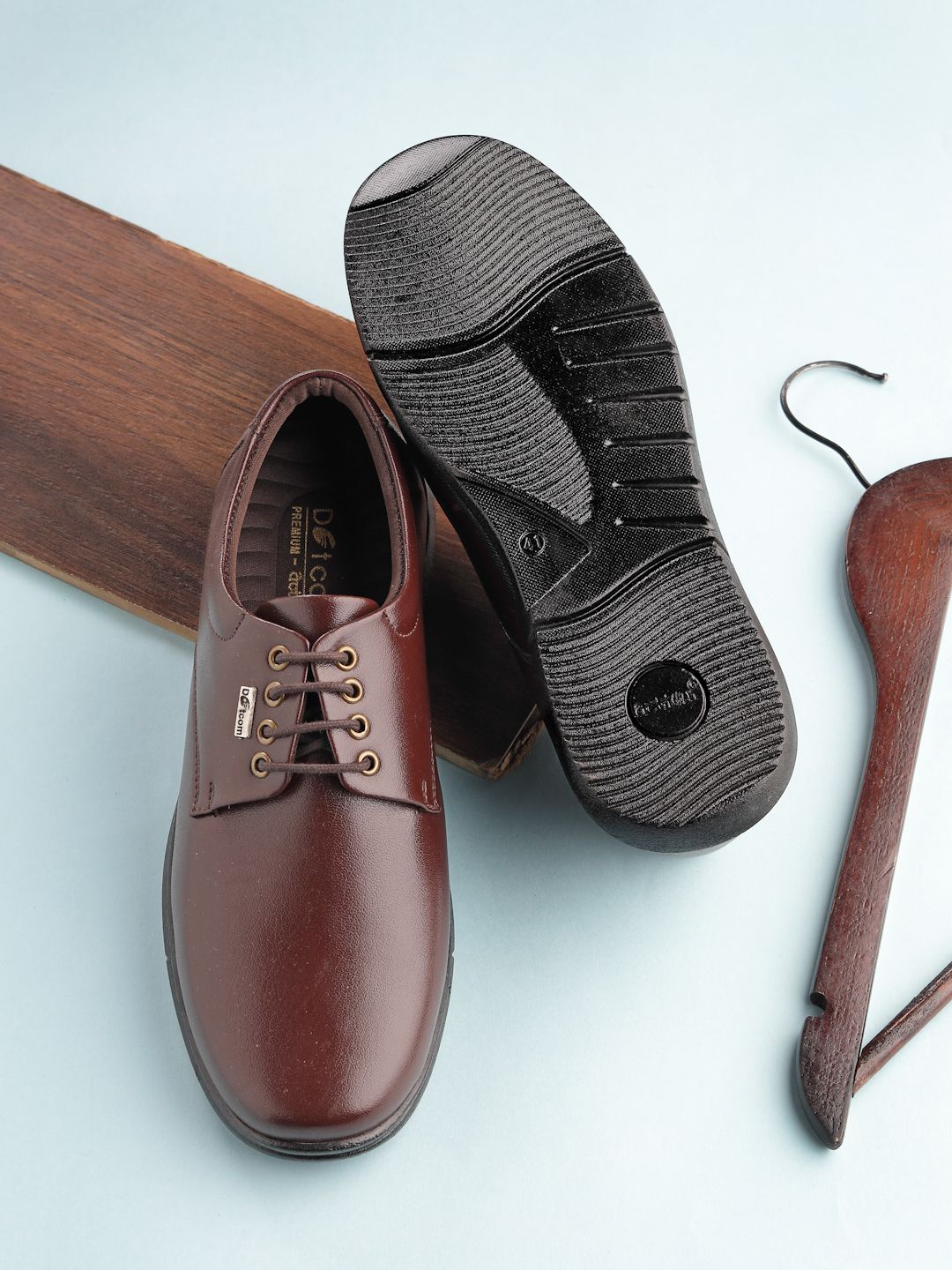 action Dotcom DP-02 Classy Trendy Comfortable lightweight Formal Lace-Up Derby For Men-picture-38