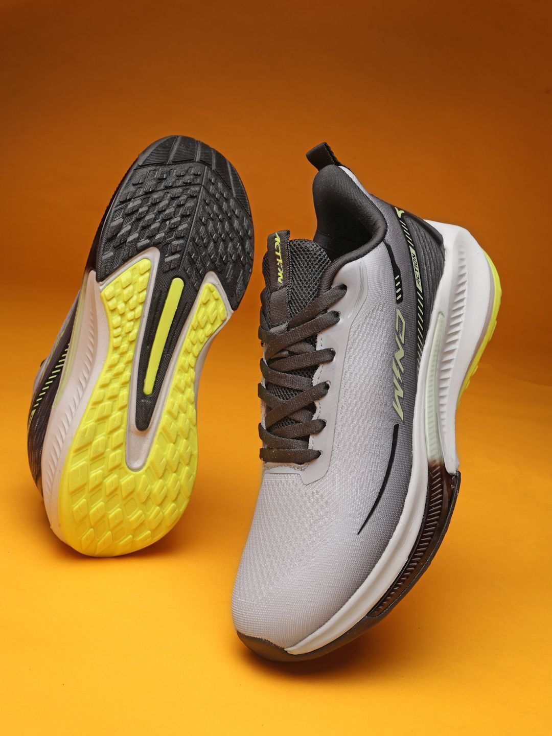 action Athleo TURBO-2103 Lightweight Breathable Comfortable Sports Lace-Ups Running Shoes For Men-picture-5