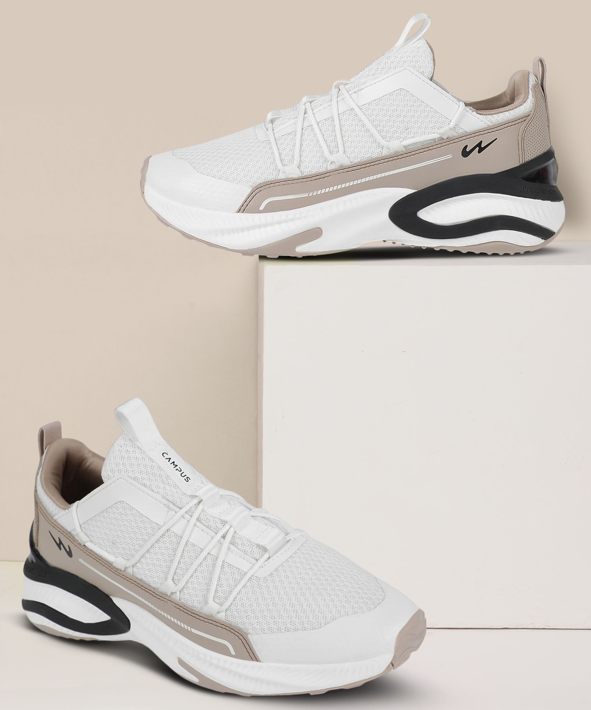 campus CAMP CYBORG Men's Sports Shoes | Comfy Moulded Insole with Mesh Upper | Lace-Up Running Shoes For Men-picture-13