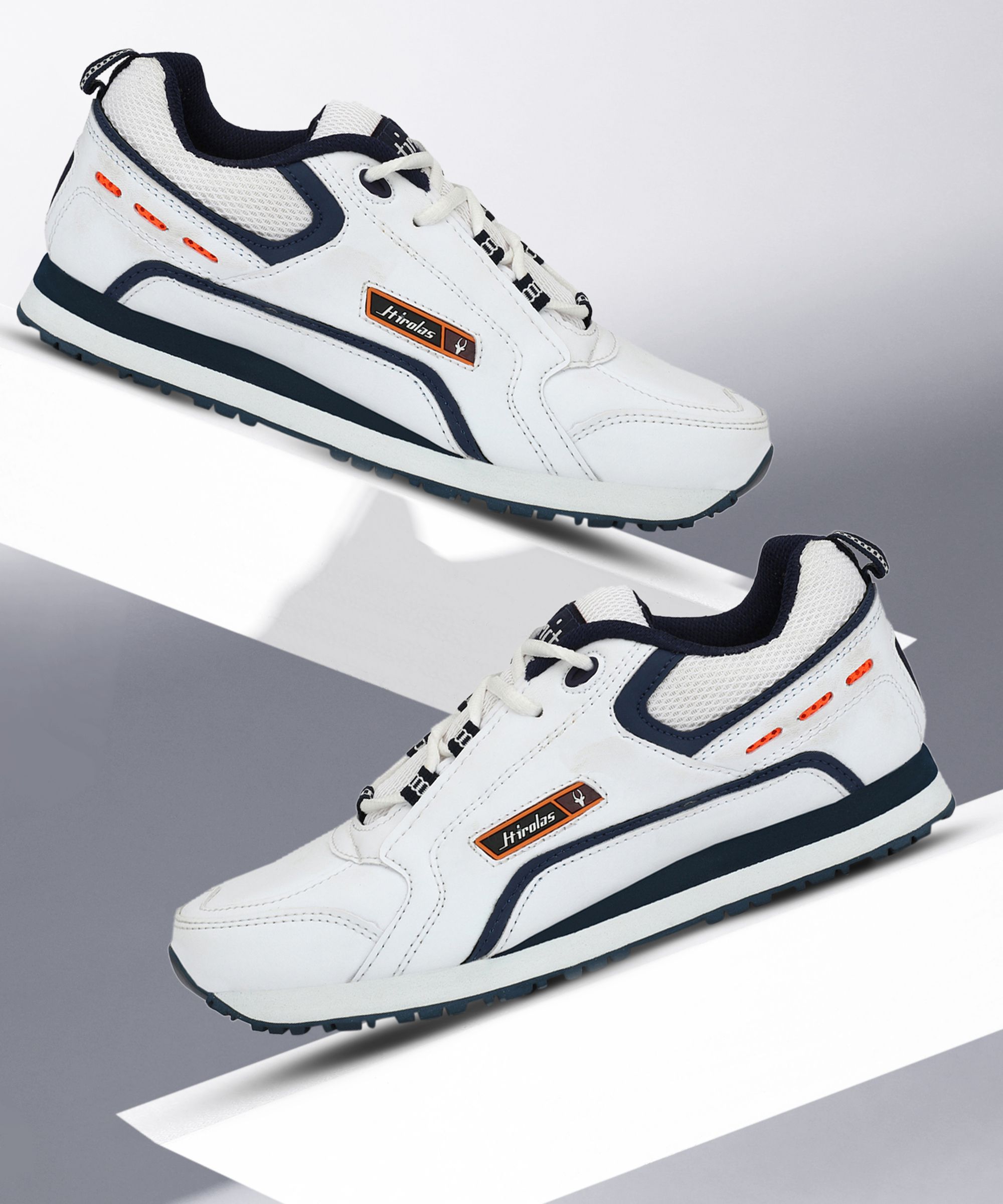 Hirolas Multisport Sneaker Shoes- White Training & Gym Shoes For Men-image-8