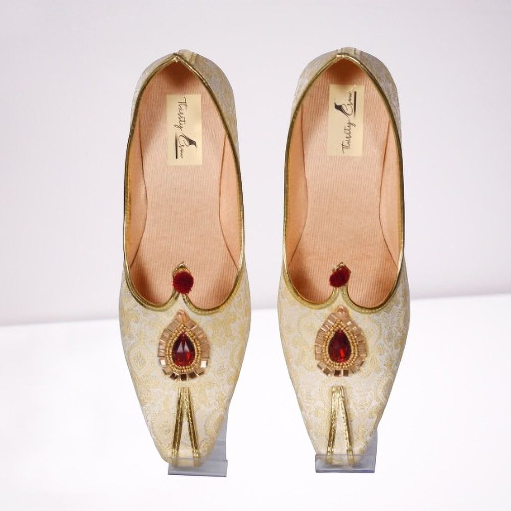 thirsty crow North India's Traditional Ethnic Sherwani Juti Wedding Wear & Party Wear Jutis For Men-picture-25