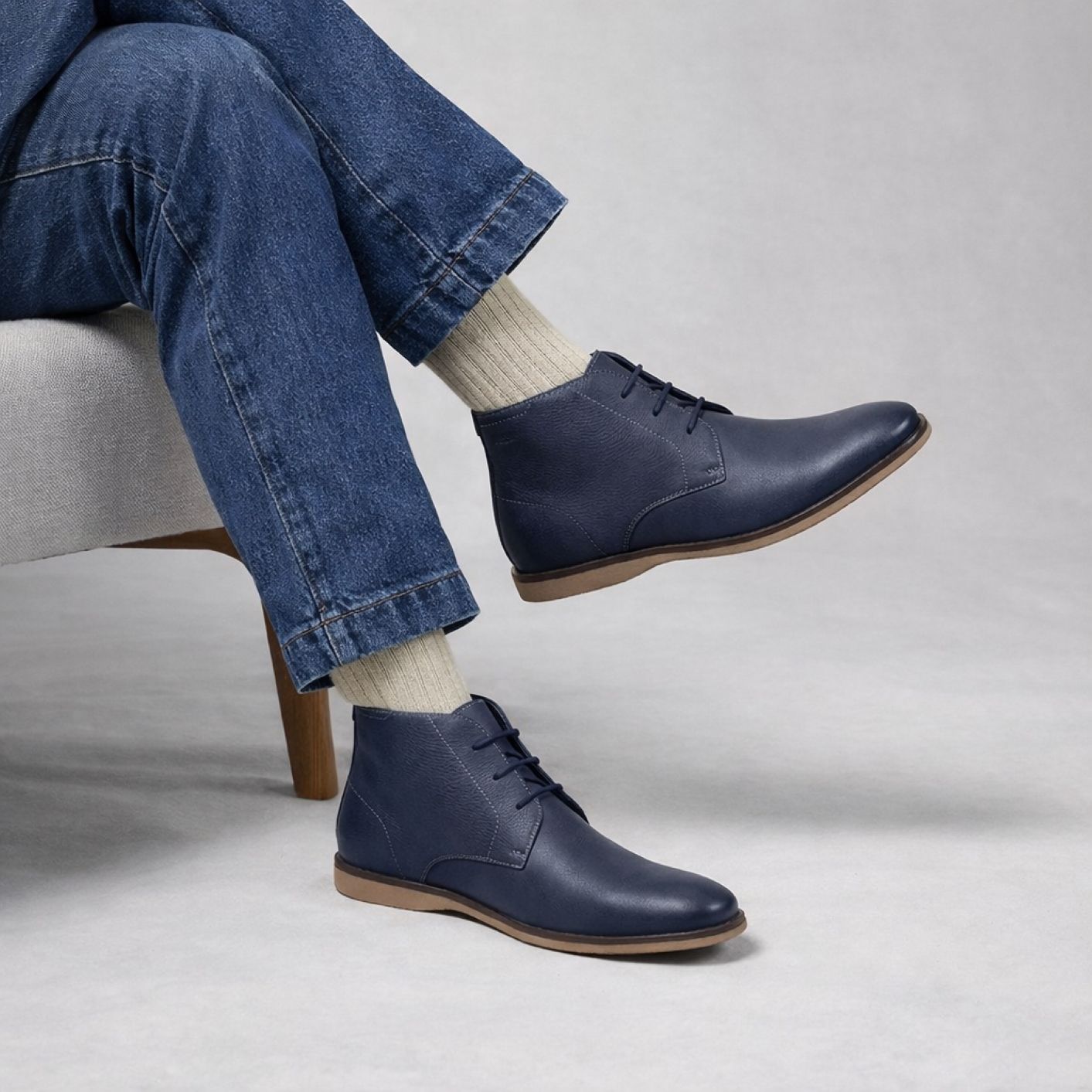 Ruosh Men Navy Boots - Marlow Boots For Men-picture-17