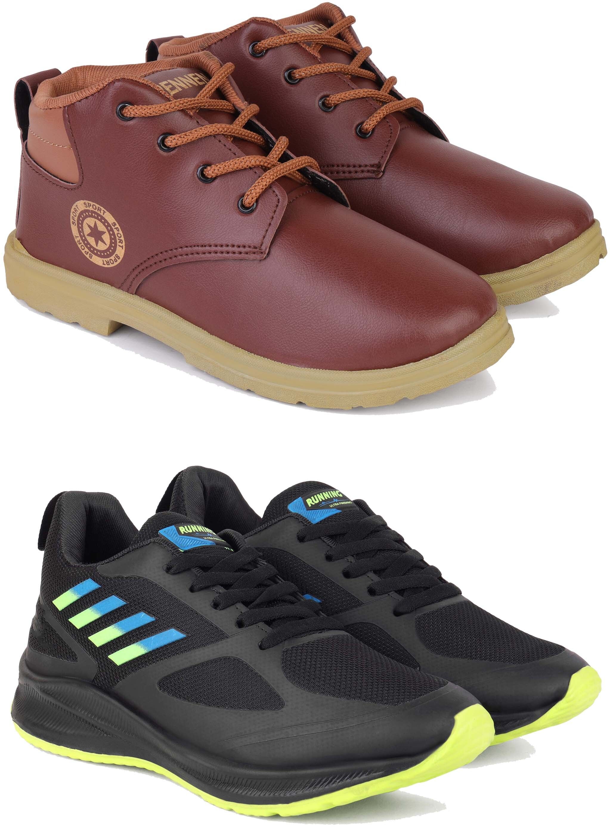pennen Men’s Stylish Shoes | Lace-Up Casual Shoes for Men | Durable Sole | Daily Wear. Boots For Men-picture-13