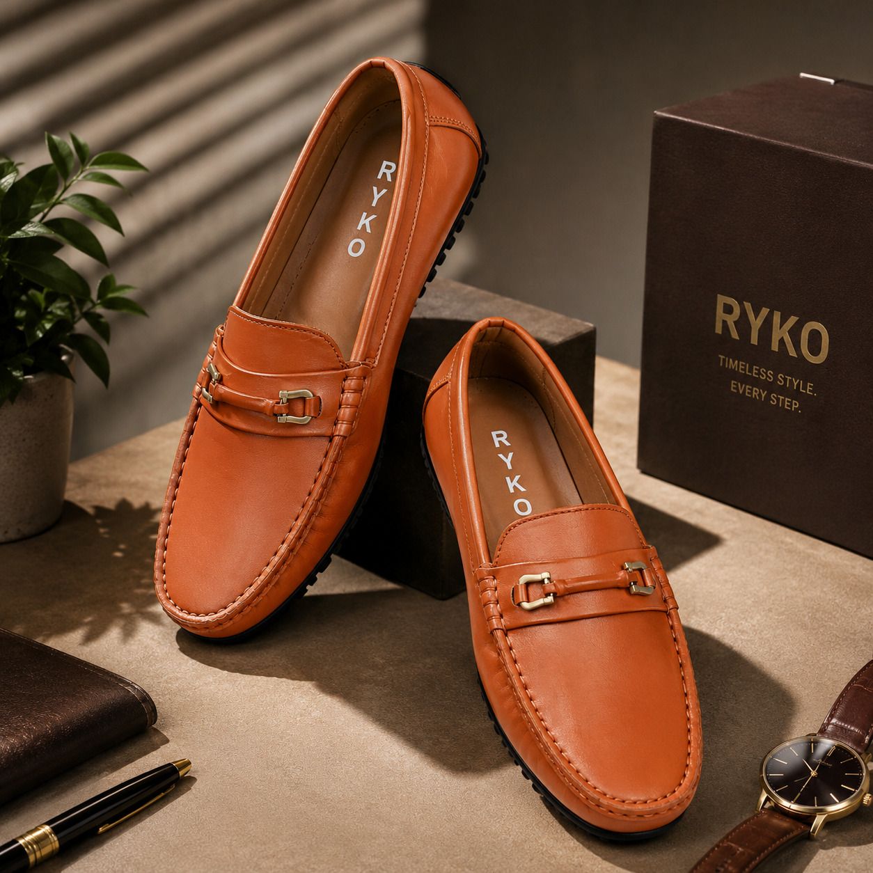 Men's Premium Synthetic Leather Loafers Loafers For Men-image-23