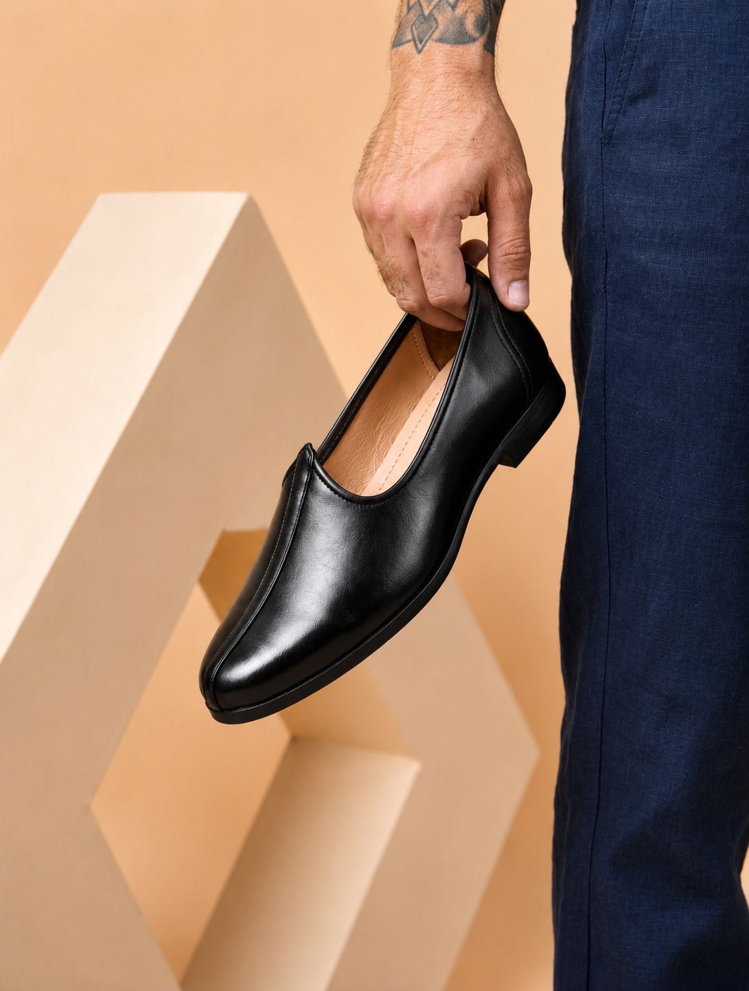 r rj trends Royal Ethnic Jalsa Jutti / Mojari for Men Loafers For Men-picture-13