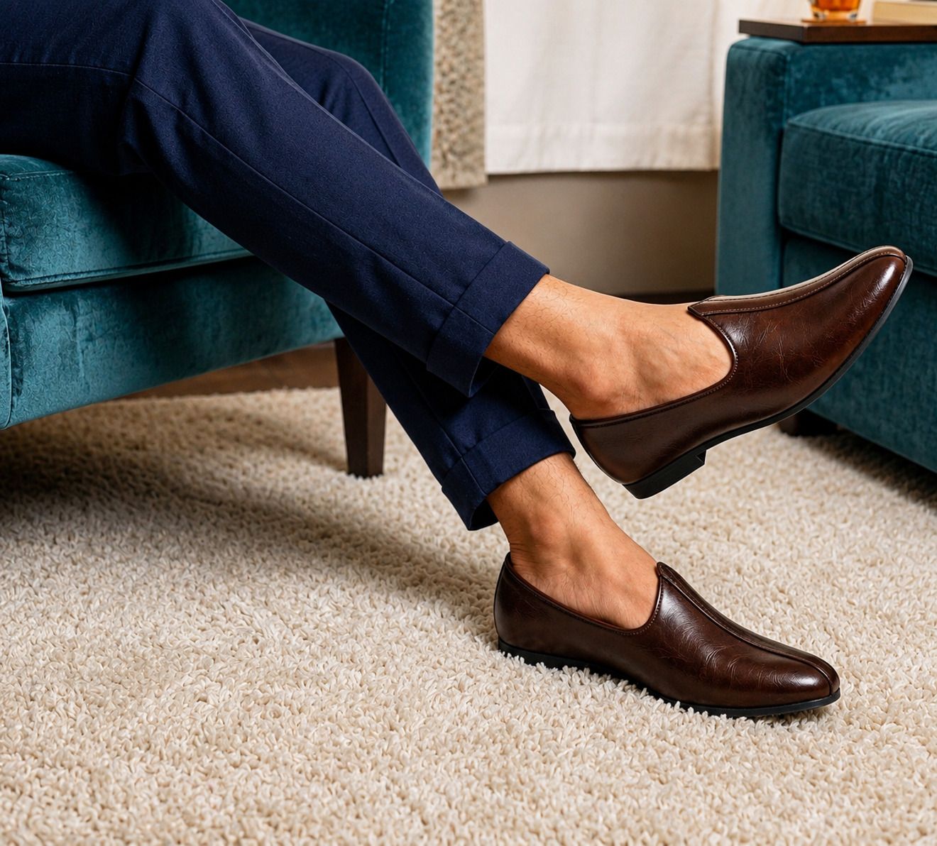 r rj trends Stylish Jalsa Mojari Loafers | Modern Twist Traditional Men's Jutti Casuals For Men-picture-22