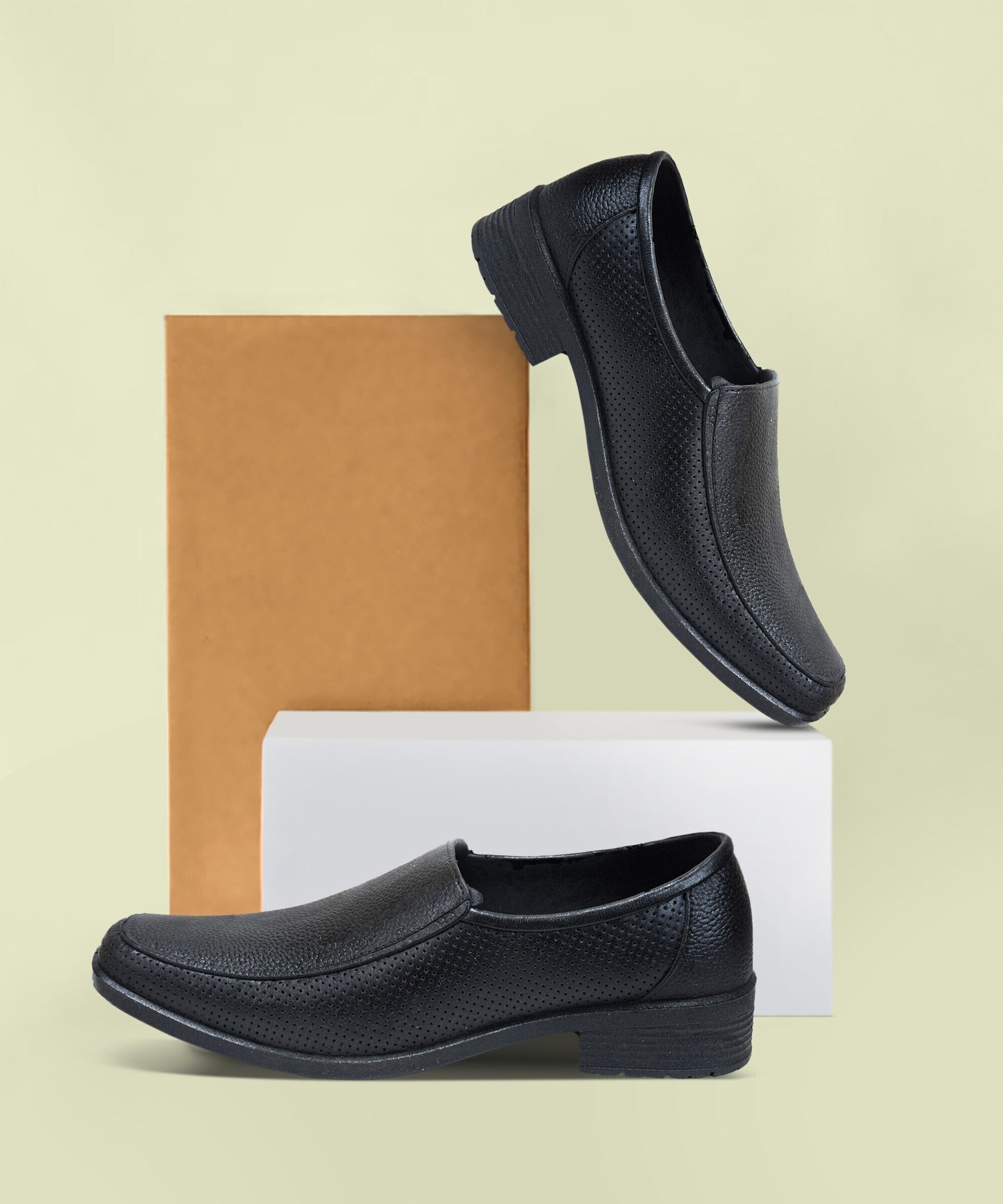ajanta Casual PVC Waterproof Slip On For Men-picture-21