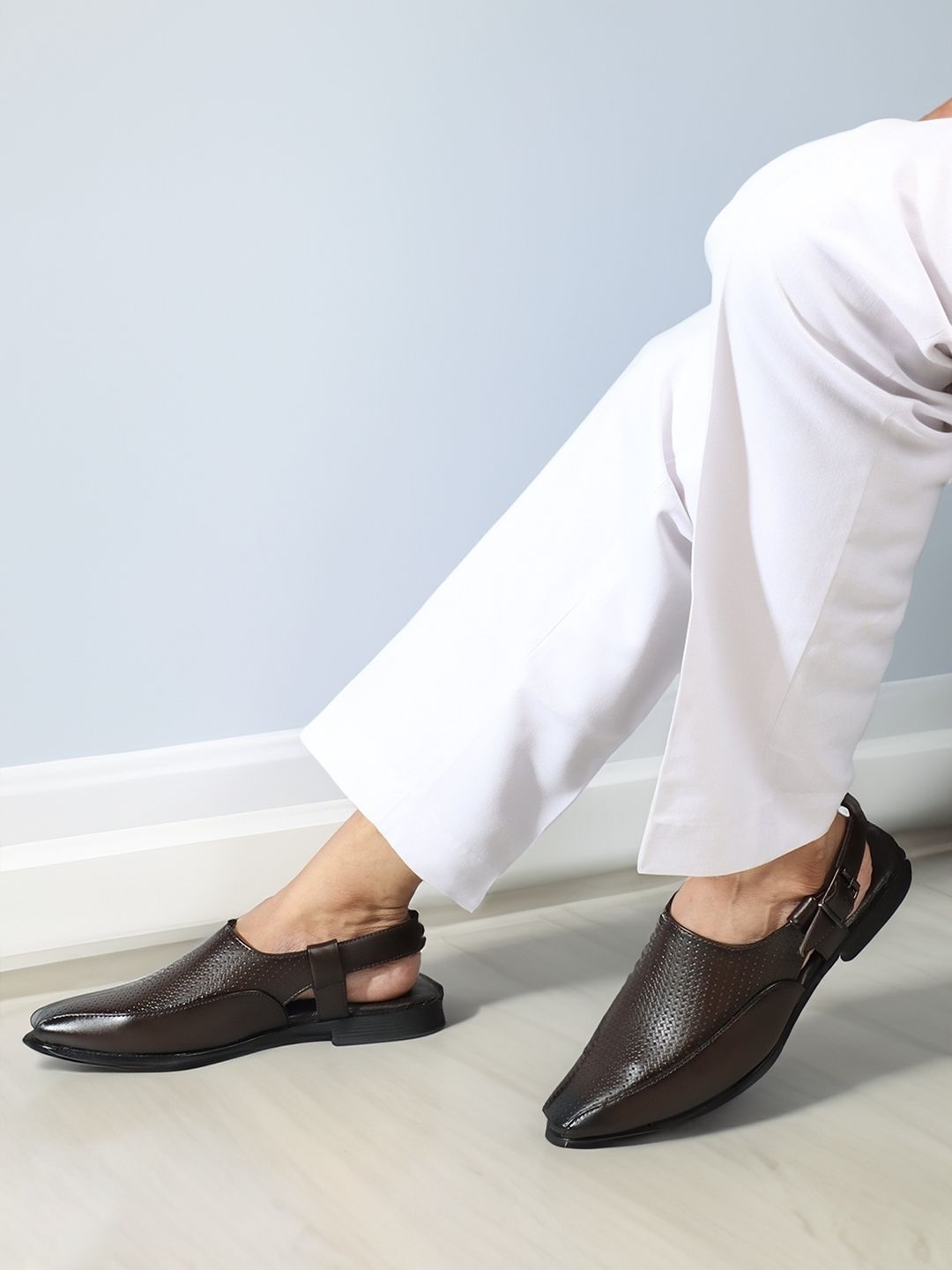 carlton london Tan Lace-Ups Solid Men Shoes Derby For Women-picture-19