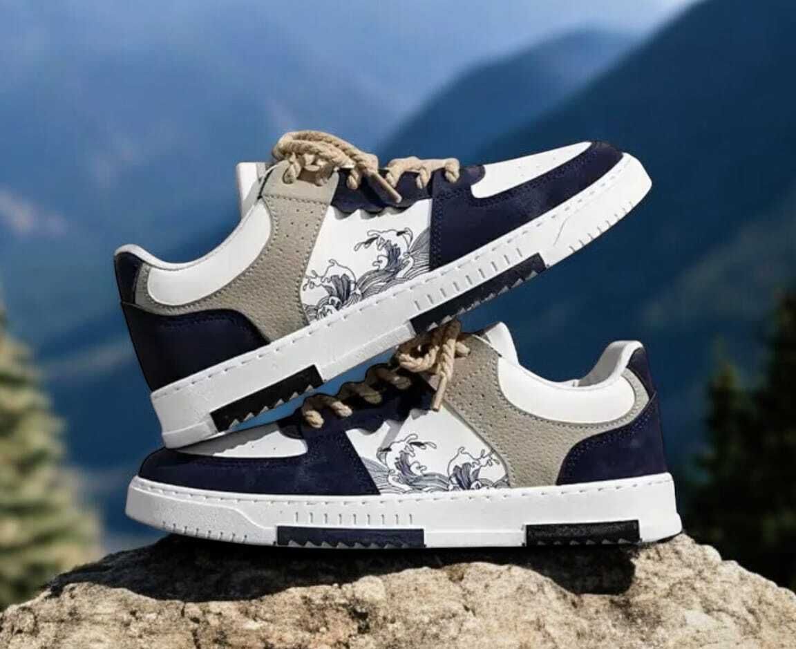 Casual Sneaker Shoes for Men | Elegantly Rounded Front, Soothing Insole Sneakers Slip On Sneakers For Men