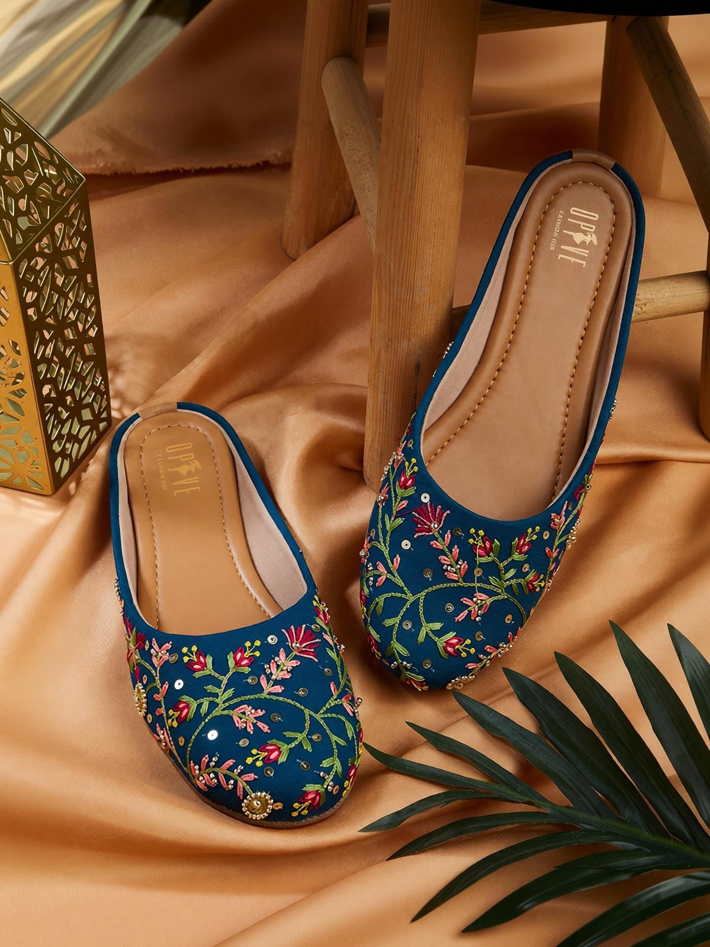Women's Handmade Jutti,Ethnic Shoes Ethnic Mule for Women Bellies For Women-image-48