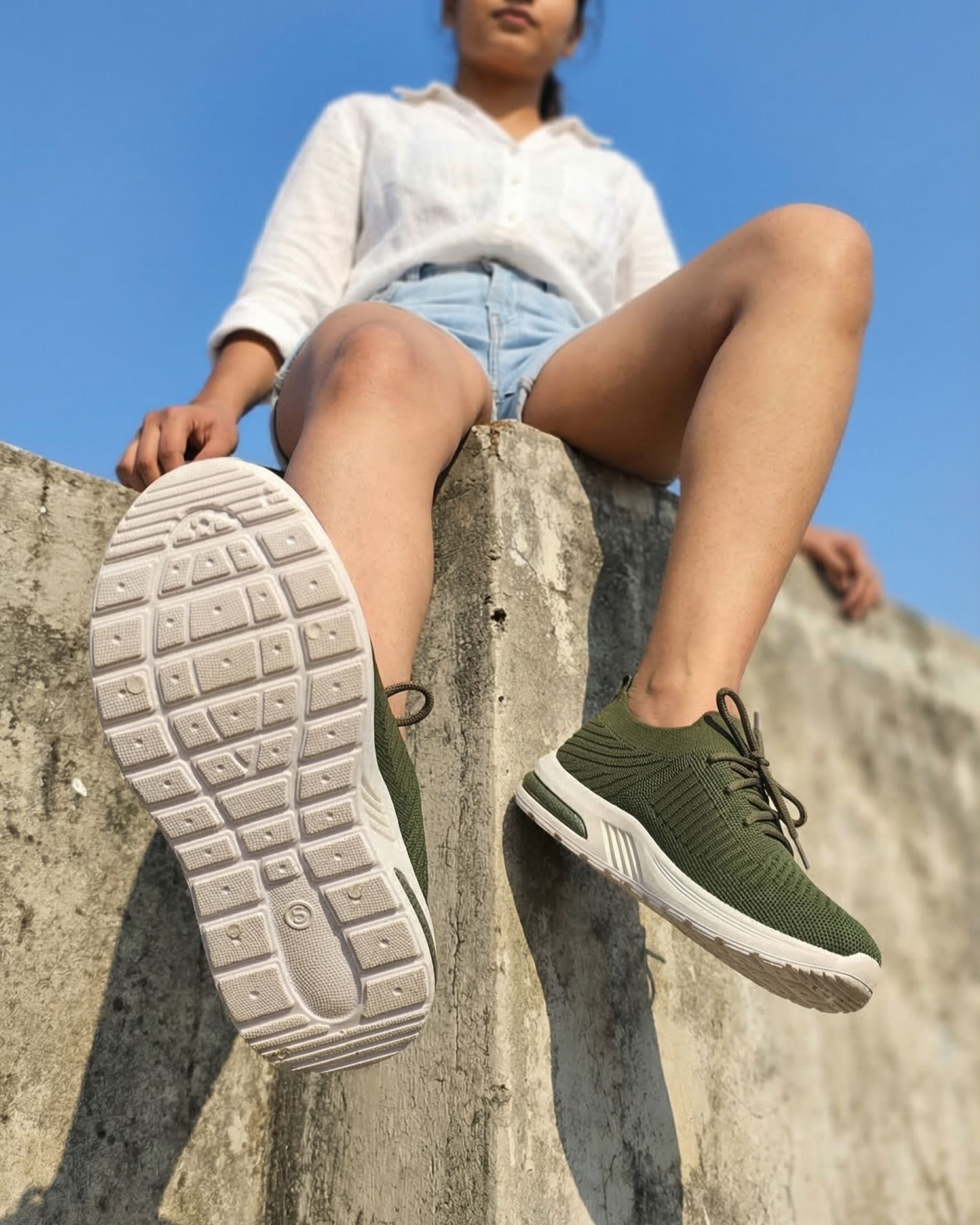 own pasko Ultra-Lightweight Women's Knit Trainers – Versatile Athleisure Sneakers for Gym Outdoors For Women-picture-8