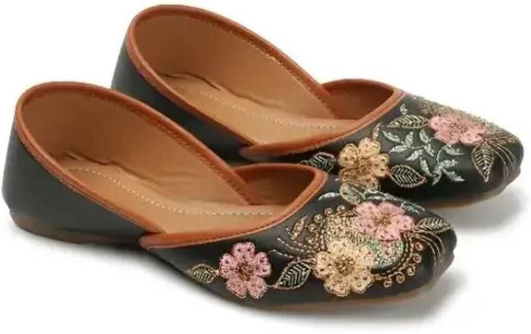 favorito Embroidered Rajasthani Jaipuri Juti Traditional Festive Footwear Girls & Women Casuals For Women-picture-12