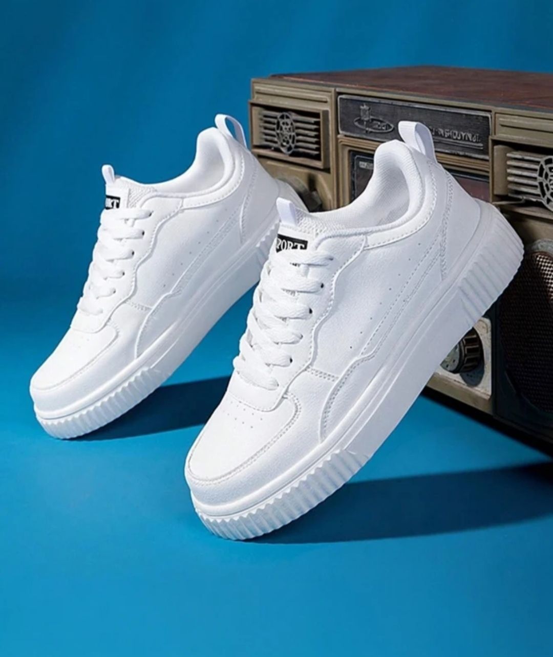 tigonis WHITE SHOES PREMIUM QUALITY SNEAKERS Sneakers For Men Sneakers For Men-picture-27