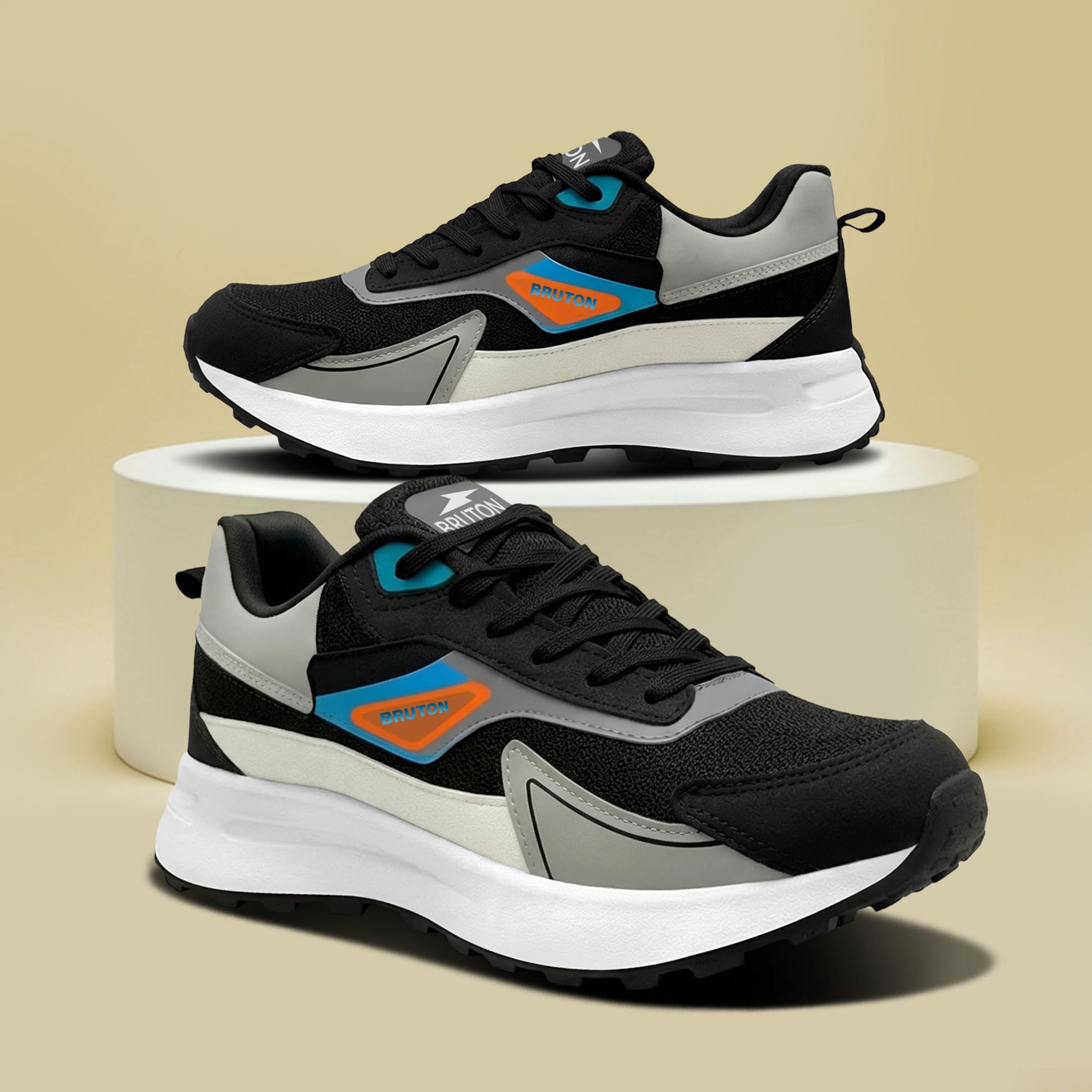 bruton RETRO CLASSIC-620 Sneakers Shoes | Lightweight EVA Sole | Breathable Mesh Sneakers For Men-picture-37