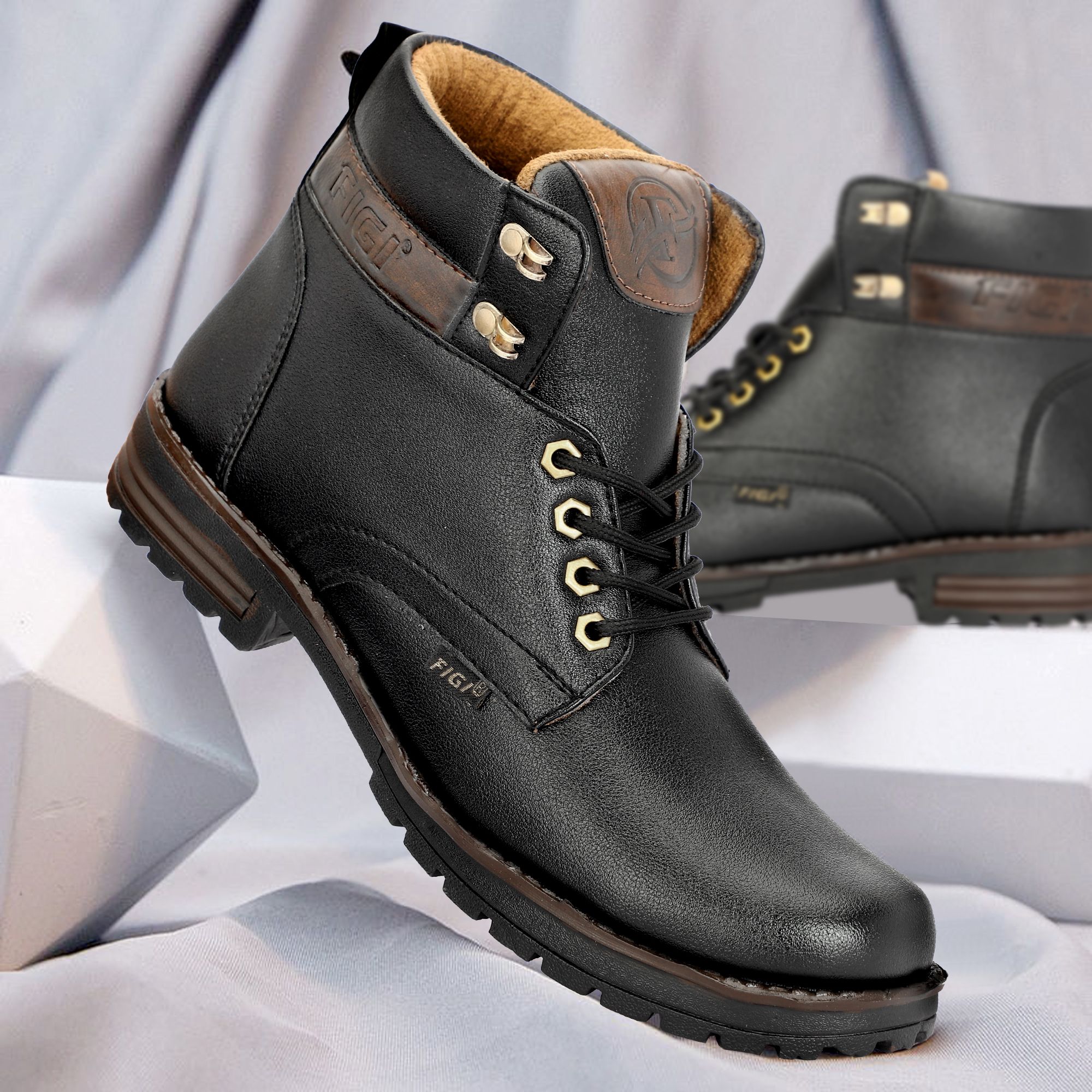 0001 BLACK Boots For Men-image-22