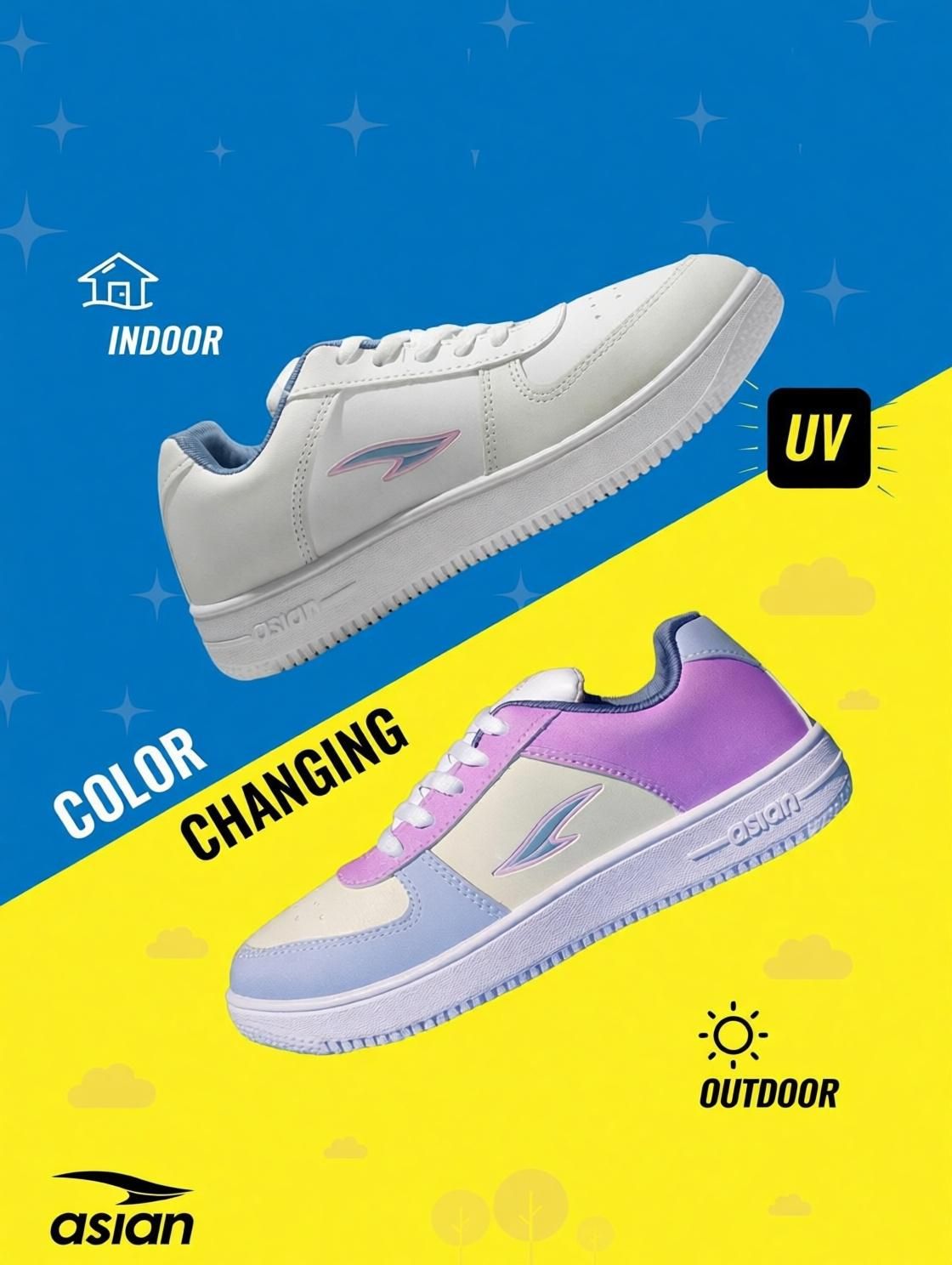 Women's Trendy-21 Color Changing Sports Casual Sneakers For Women
