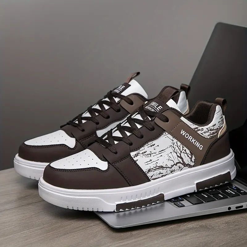 echor Men's Casual Shoes|Sneakers for Men|Texture Printed Shoes Sneakers For Men-picture-19