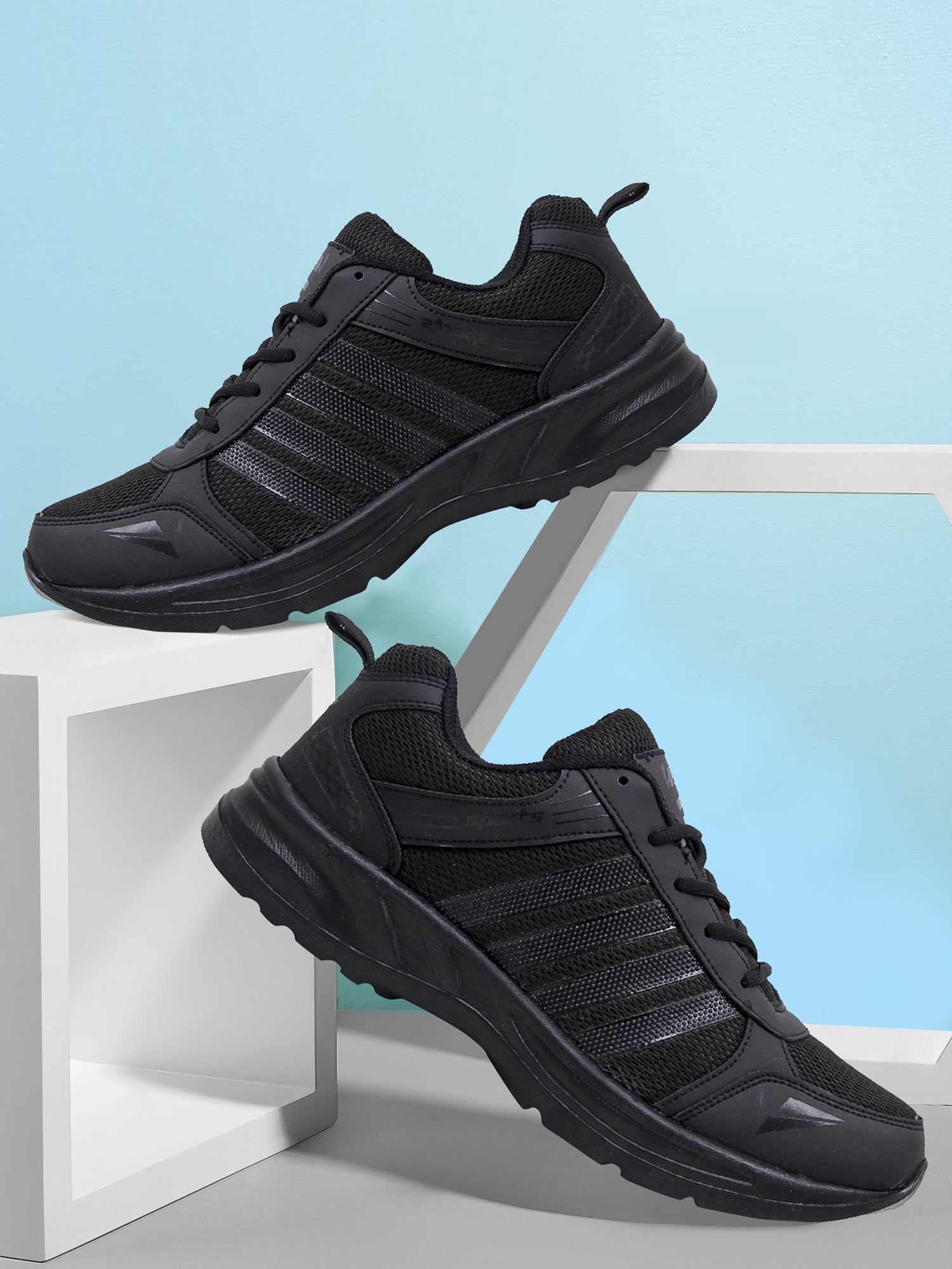 Wndr,Cosko-13 Full Black Boys,Running ,Walking ,Sports Shoes Training & Gym Shoes For Men-image-6