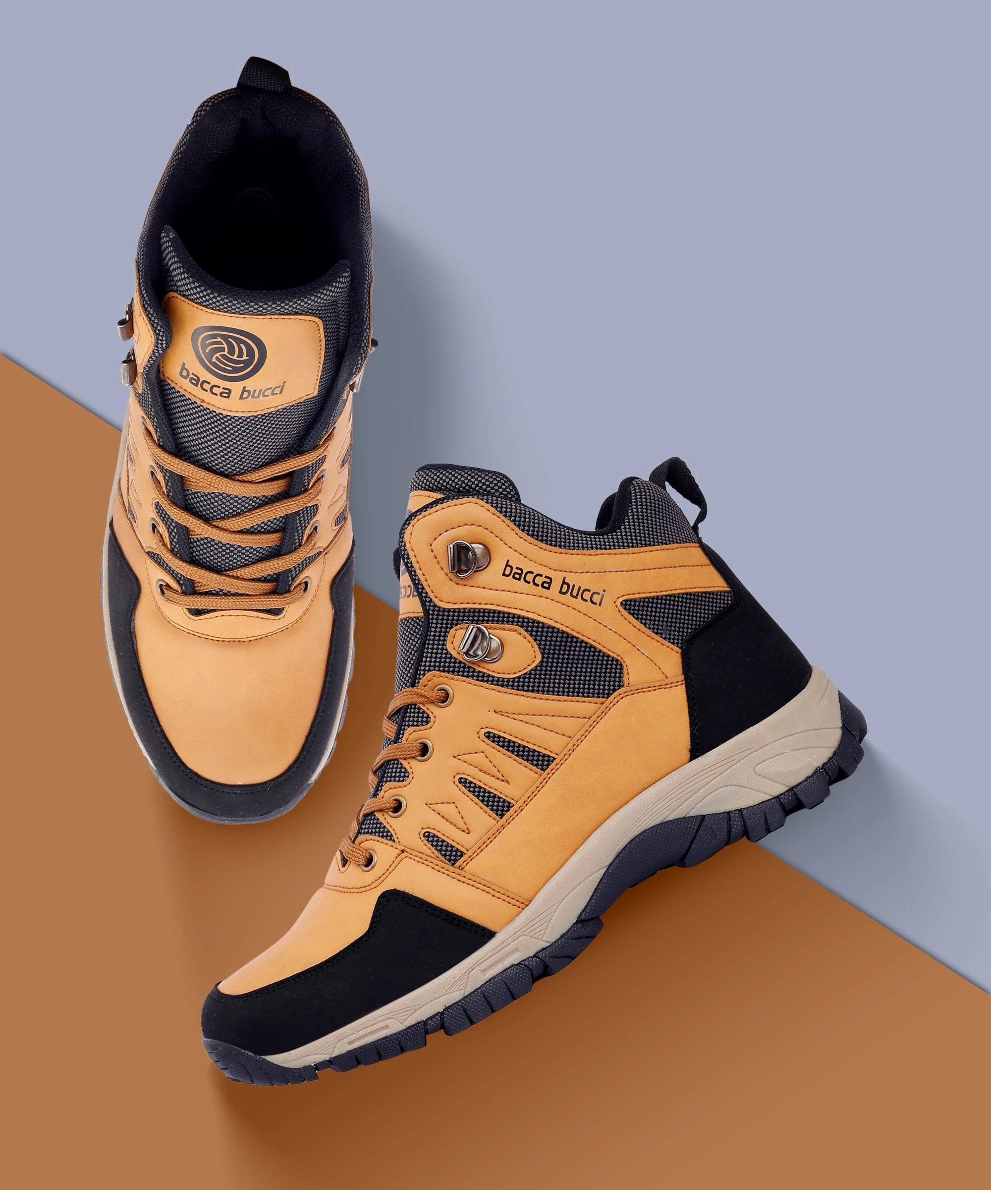 bacca bucci HUNTER 6 inches Hiking/Snow boots for men for outdoor Trekking - Water Resistant Boots For Men-picture-15