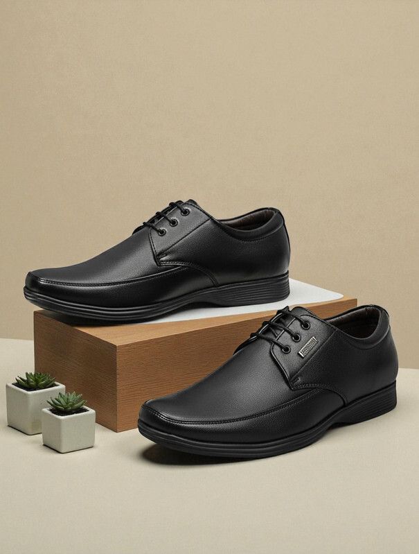 averatto Black formal & Party wear shoe for Mens (M9931) Lace Up For Men-picture-28