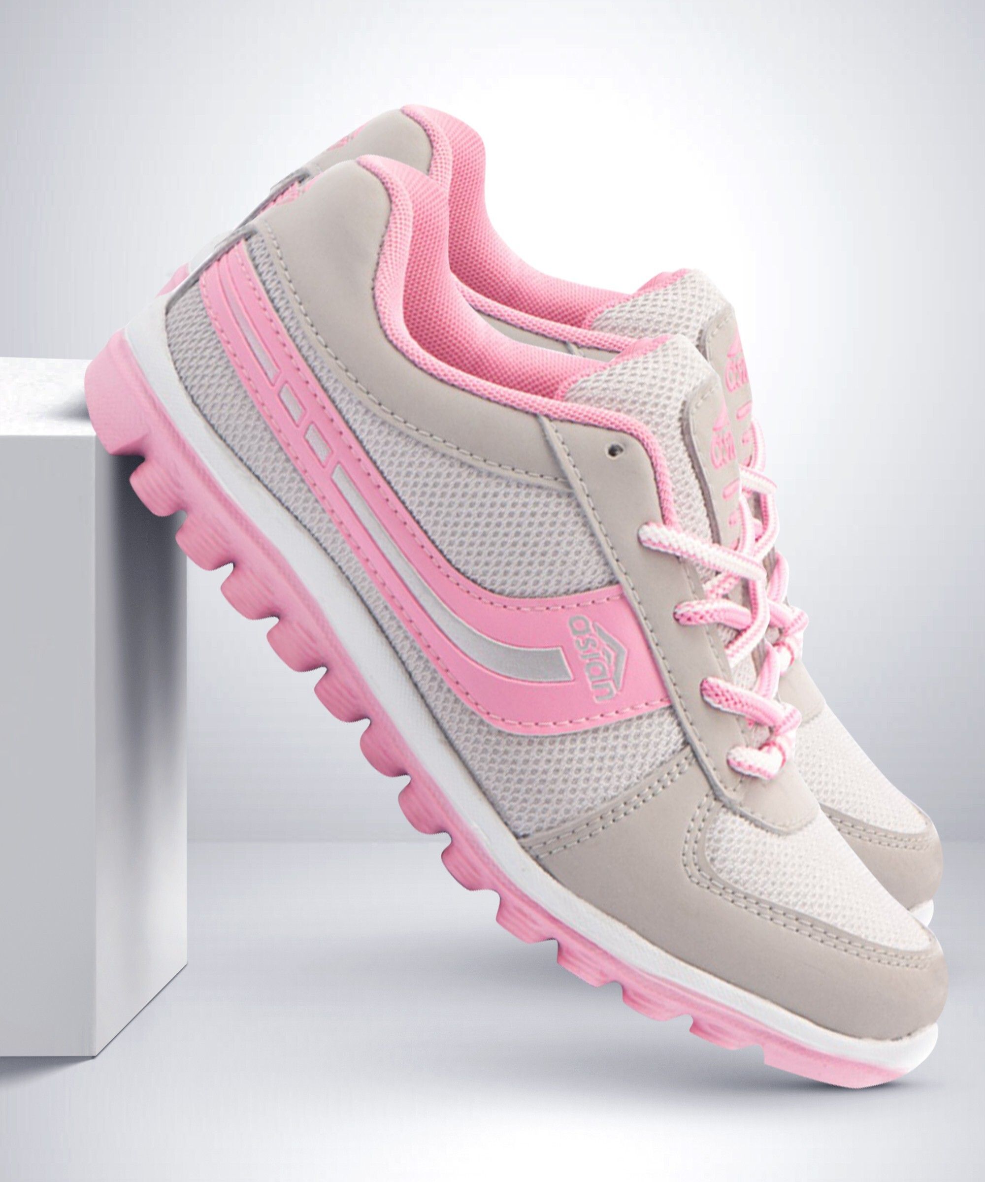 Cute sports shoes for women | Running shoes for girls stylish latest design new fashion | casual sneakers for ladies | Lace up Lightweight pink shoes for jogging, walking, gym & party Running Shoes For Women