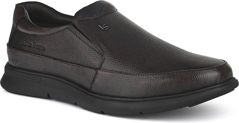 louis stitch Brunette Brown Genuine Leather Slip-On Bernish Tone Moccasin Shoes, LSLXPDMCBB Slip On For Men-picture-26
