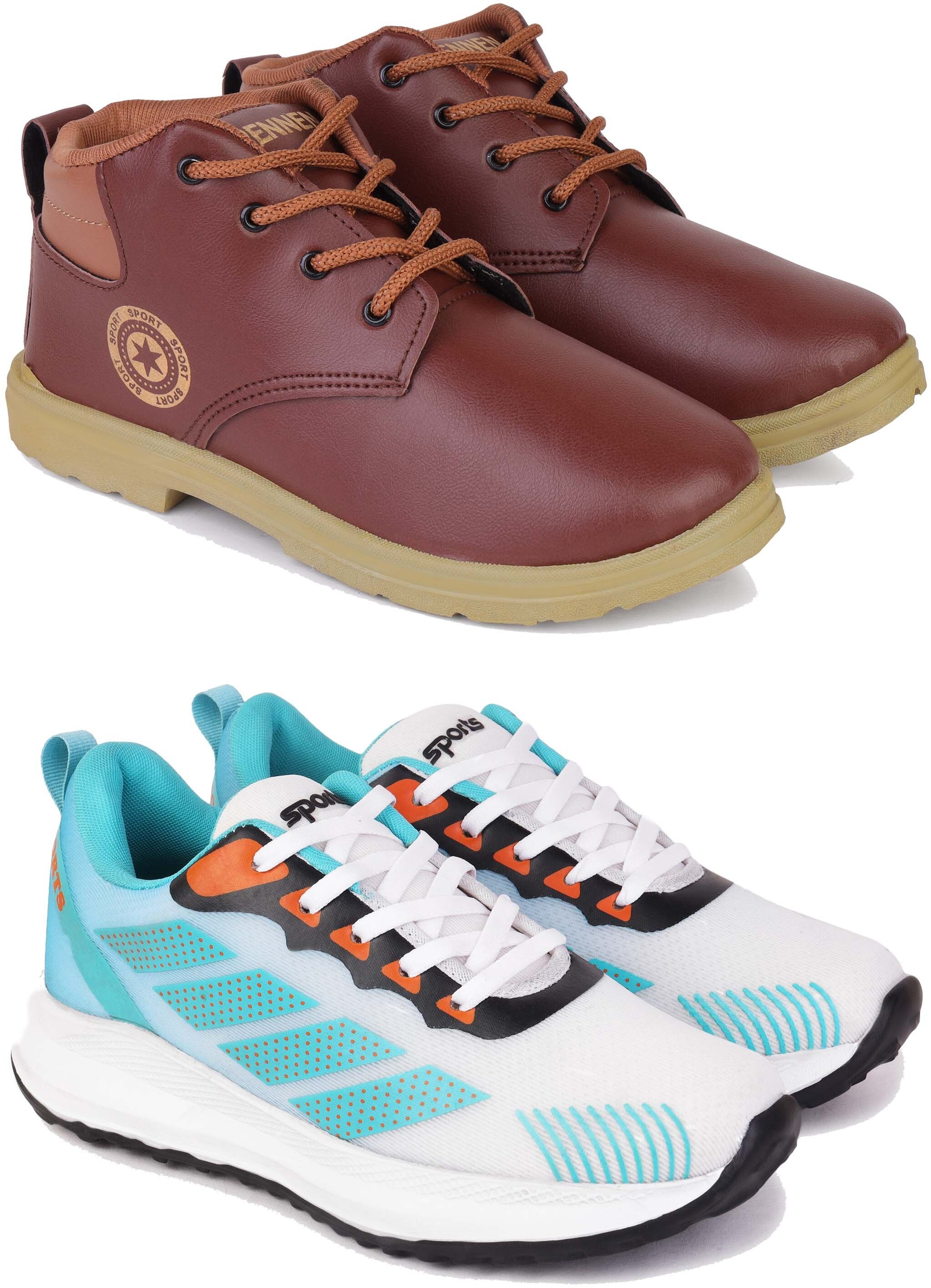 pennen Men’s Stylish Shoes | Lace-Up Casual Shoes for Men | Durable Sole | Daily Wear. Boots For Men-picture-1