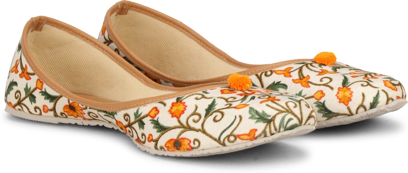 tryfeet Women's Colorfurl Ravishing Print Punjabi Jutti Jutis For Women-picture-13