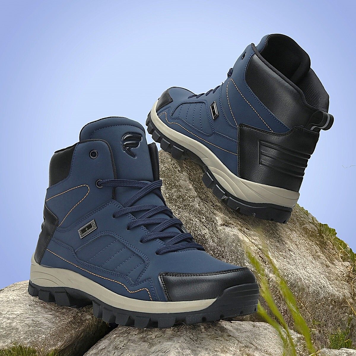 field care THUNDER Casual Comfort Hiking Trekking Fashion Stylish Outdoor Hi-Top Boots For Men-picture-20