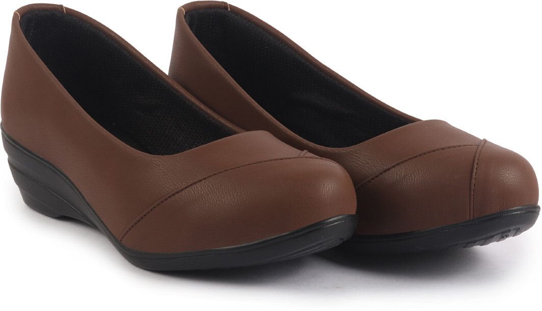 fausto Wedge Heel Slip-On Ballerina Shoes|Elegant Work Flats|Formal Shoes Slip On For Women-picture-25