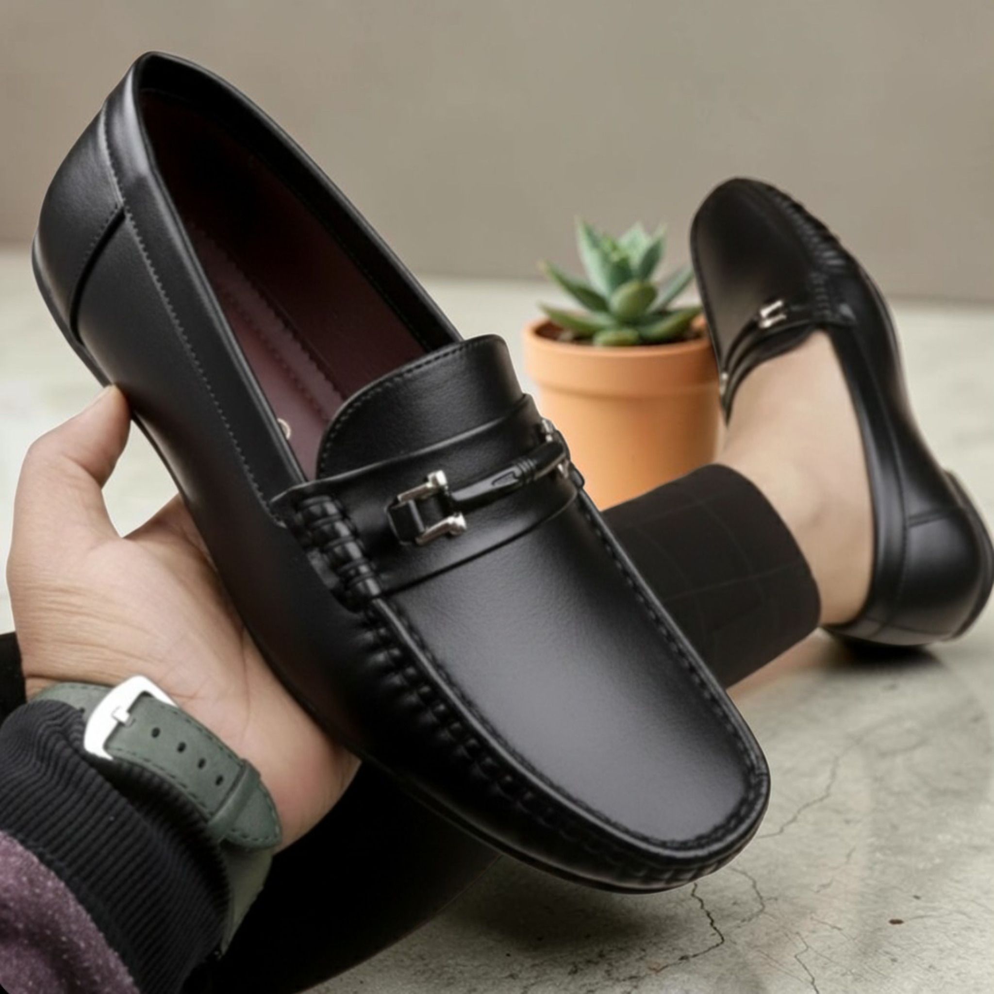 stride up Stylish Partywear Premium Quality Casual For Men Loafers For Men-picture-16