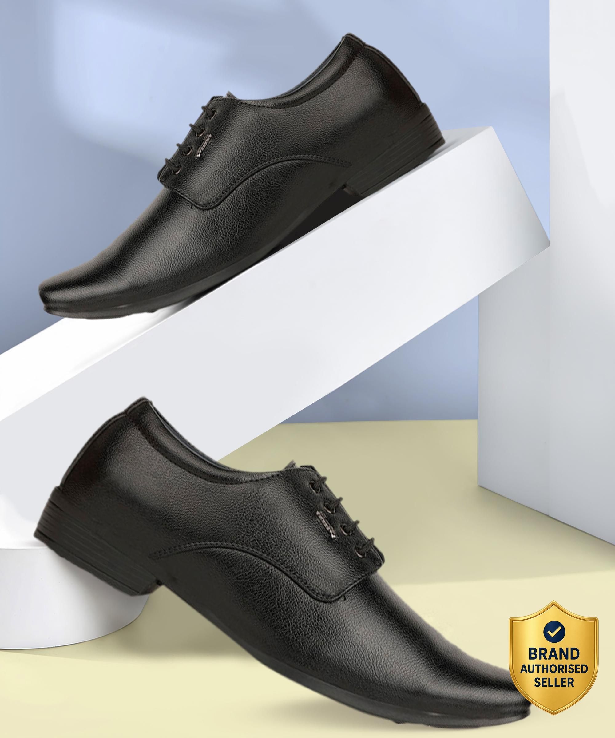 Bata Men's Black Derby Shoes | Classic Formal Footwear | Durable & Comfortable Lace Up For Men-picture-23