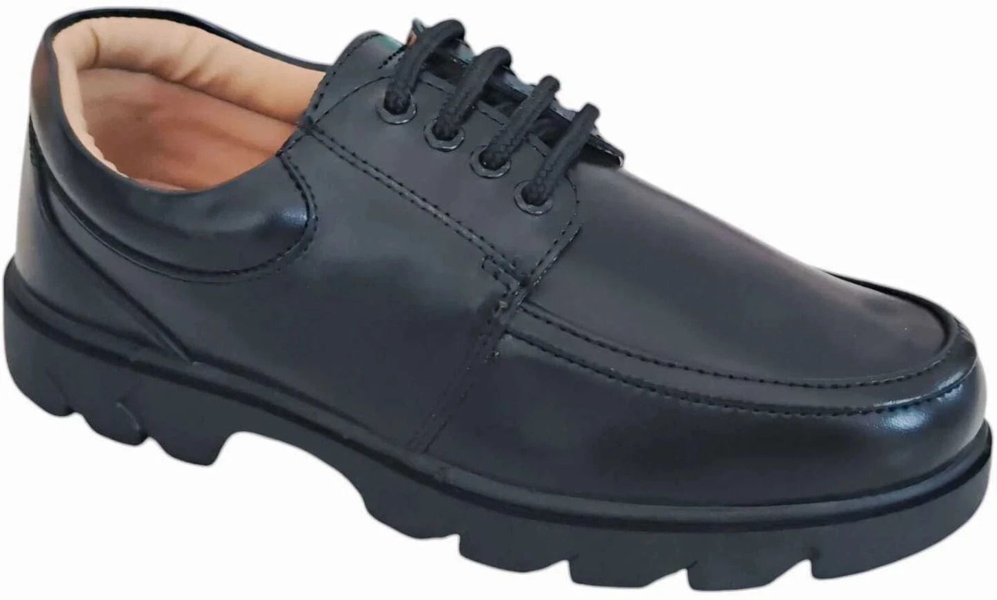 TF40 BLACK WATERPROOF SYNTHETIC FORMAL SHOES FOR MEN Brogues For Men-image-10