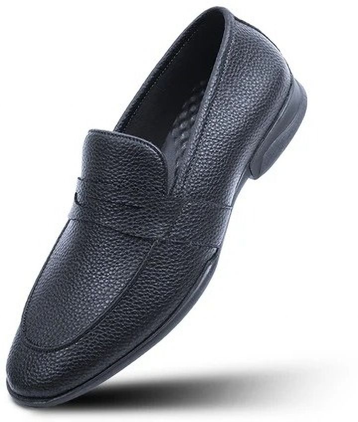 Monkstory Atelier 1950 Flex Penny Loafers 360 - Black Loafers For Men-picture-27