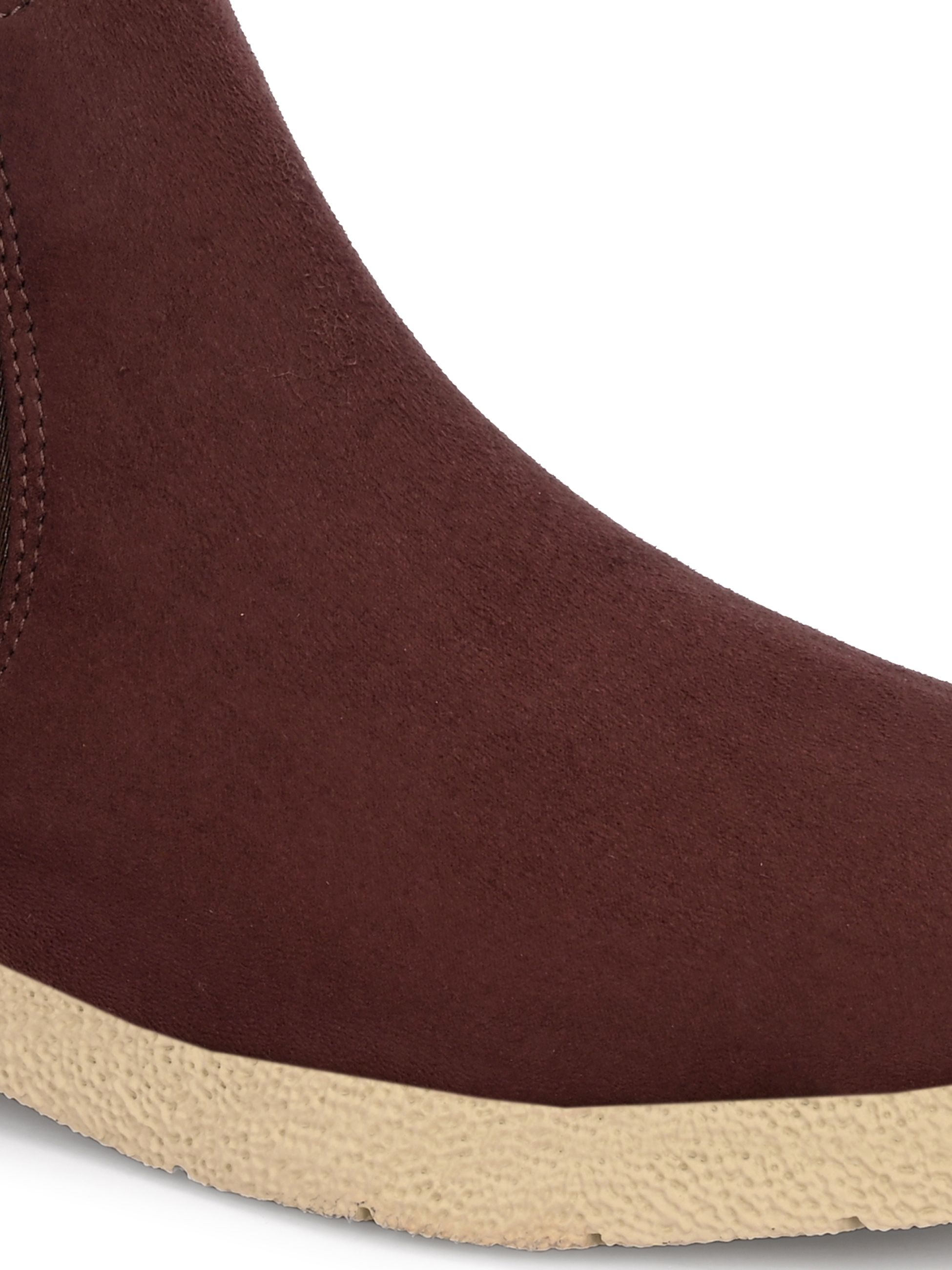 Roadster Men's Brown Chelsea Ankle Boots | Stylish Slip-On Casual Boots Boots For Men-picture-18