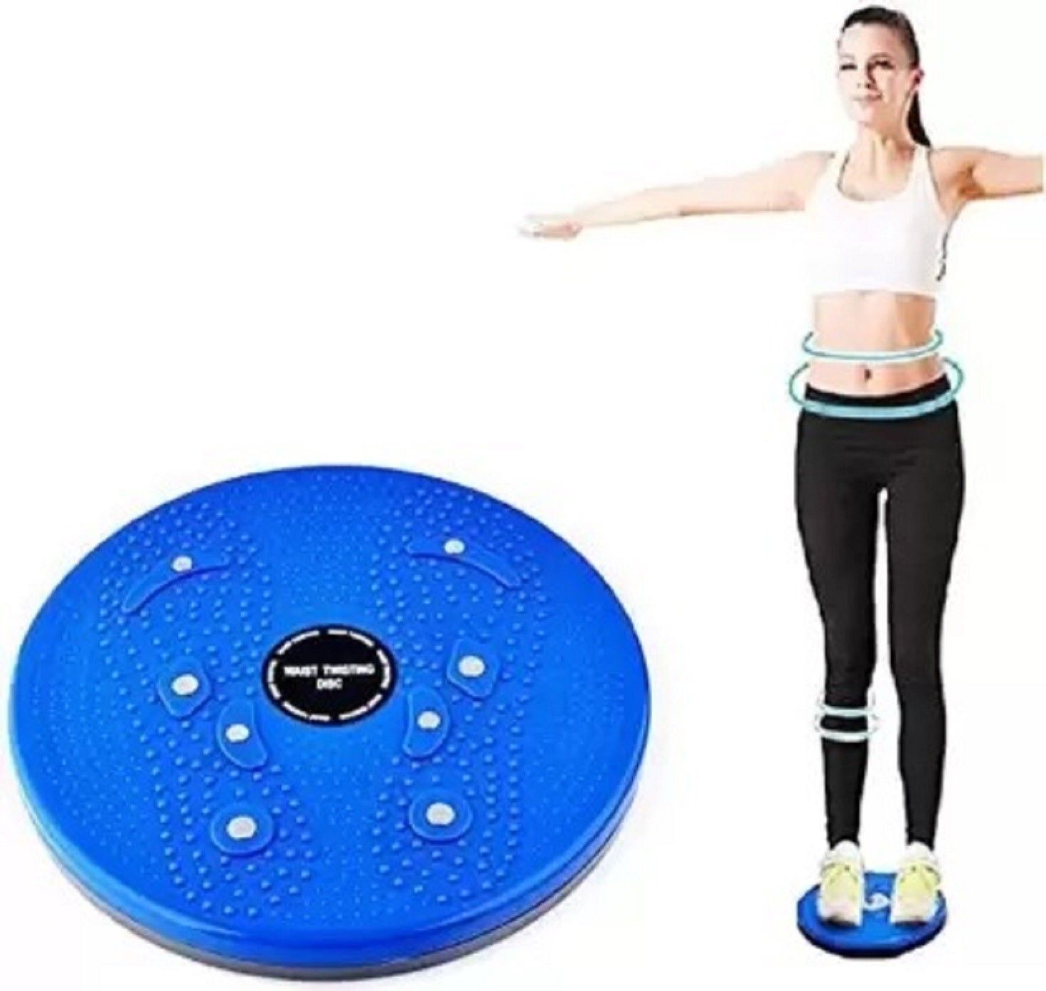 opticore Tummy Twister Exercise Machine Magnet Balance Rotating Board Waist Twisting Disc Ab Exerciser-picture-23