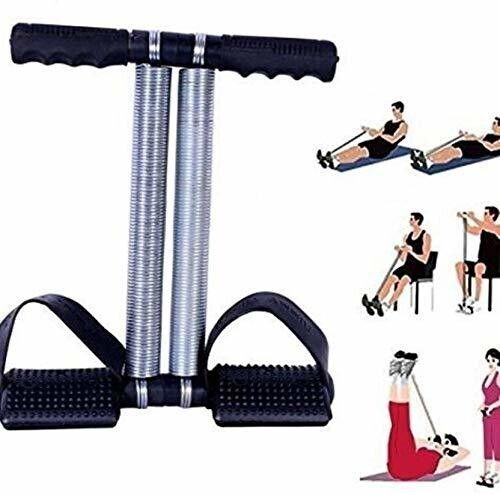 Sit Up Pull Rope Spring Tension Foot Pedal Abdomen Leg Exerciser Tummy Trimmer Ab Exerciser